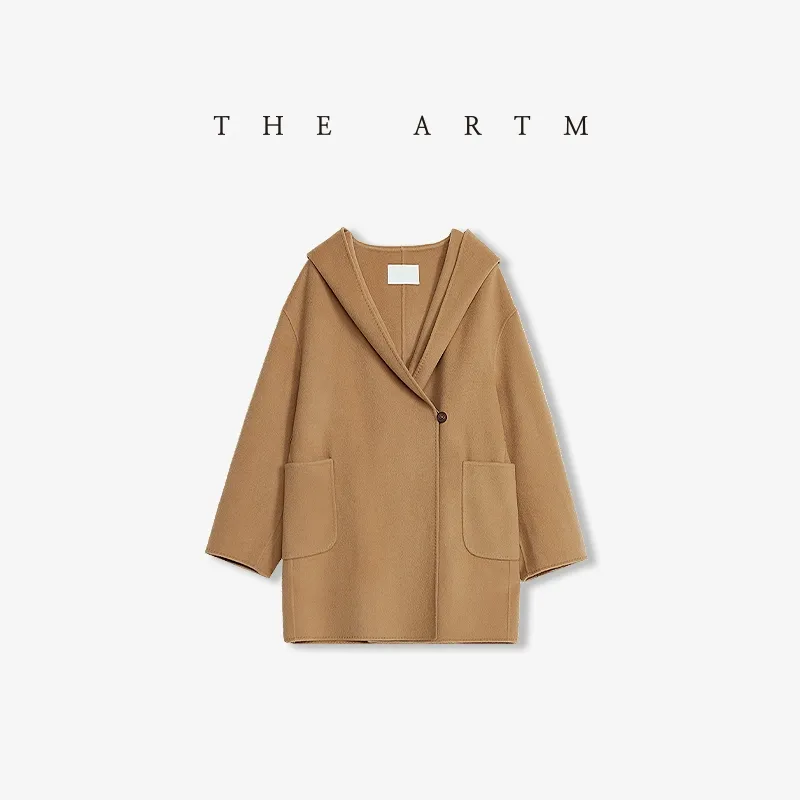 Hooded Long Coat - Image 3