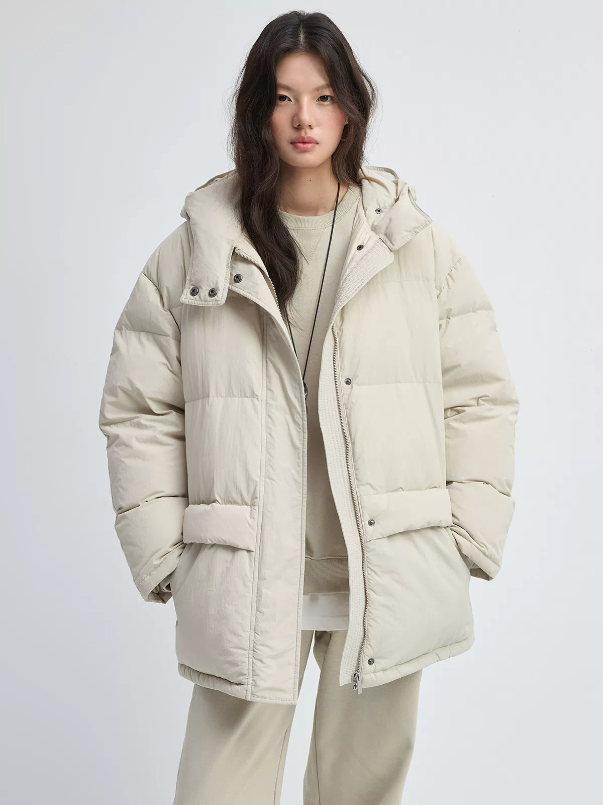 Hooded Puffer Coat