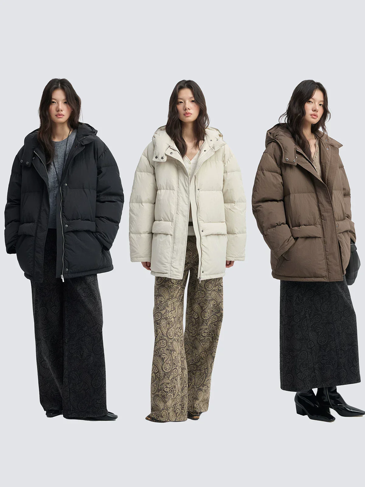 Hooded Puffer Coat - Image 2