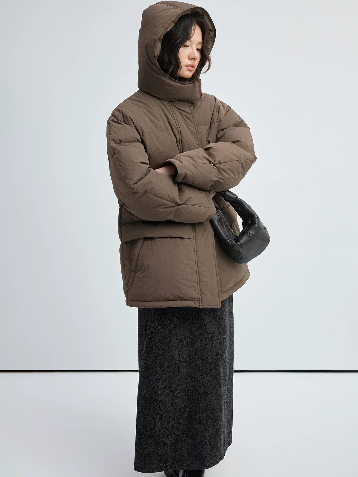Hooded Puffer Coat - Image 4