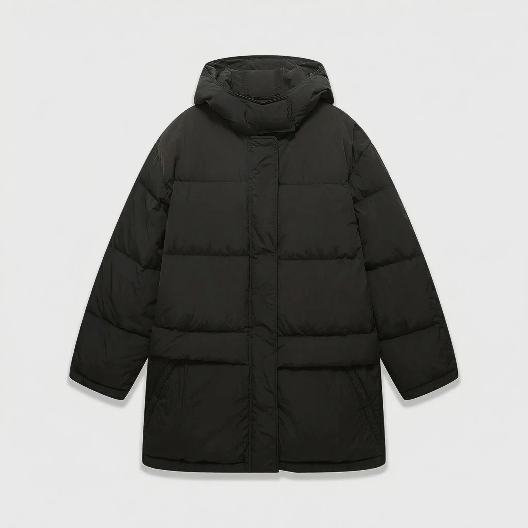 Hooded Puffer Coat - Image 8