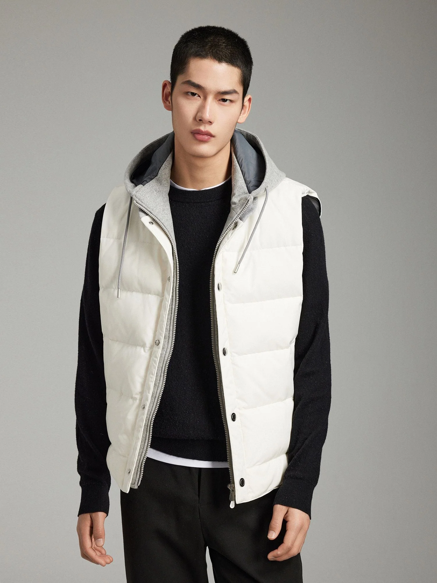 Hooded Puffer Vest - Image 2