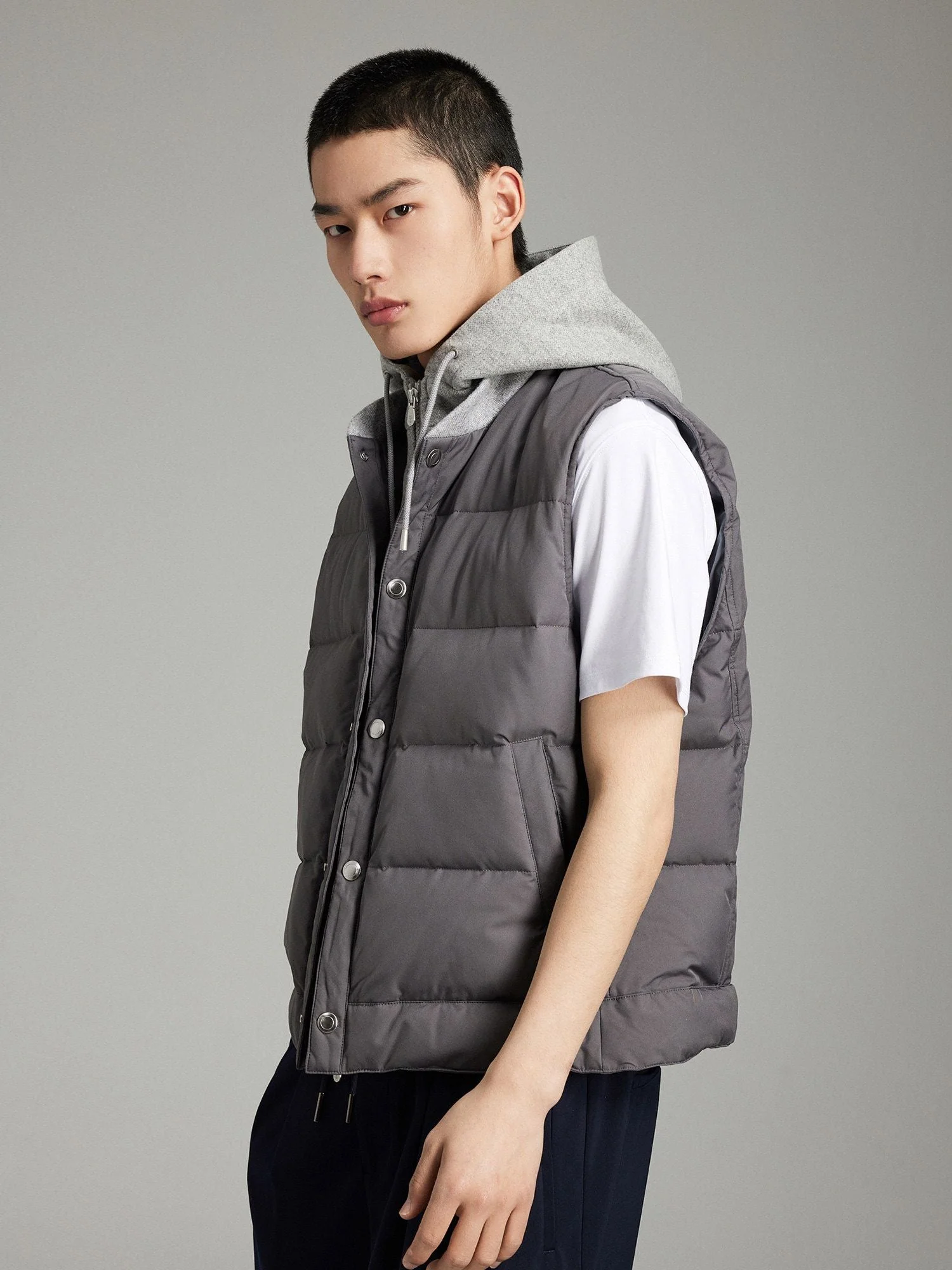 Hooded Puffer Vest - Image 3
