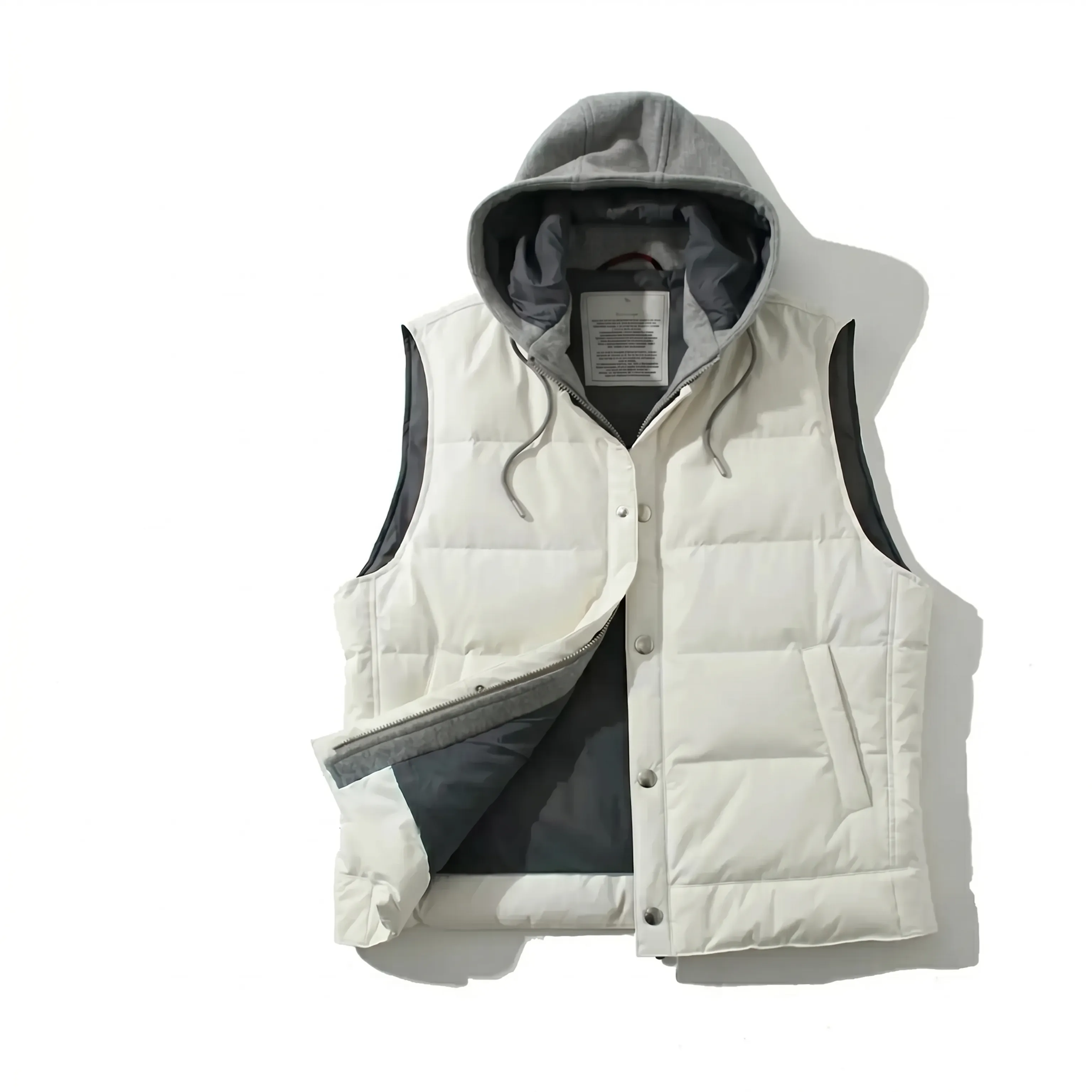 Hooded Puffer Vest - Image 6