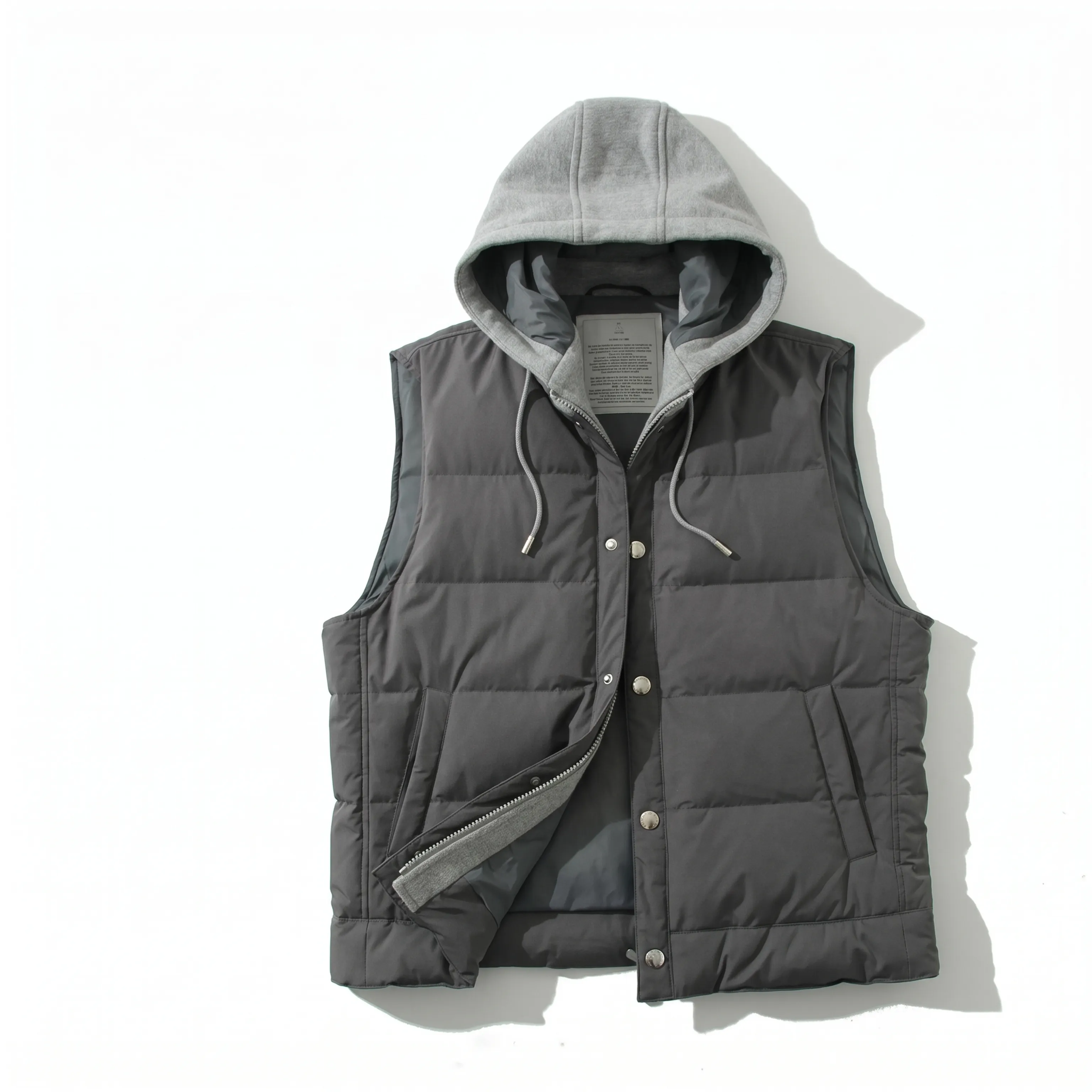 Hooded Puffer Vest - Image 7