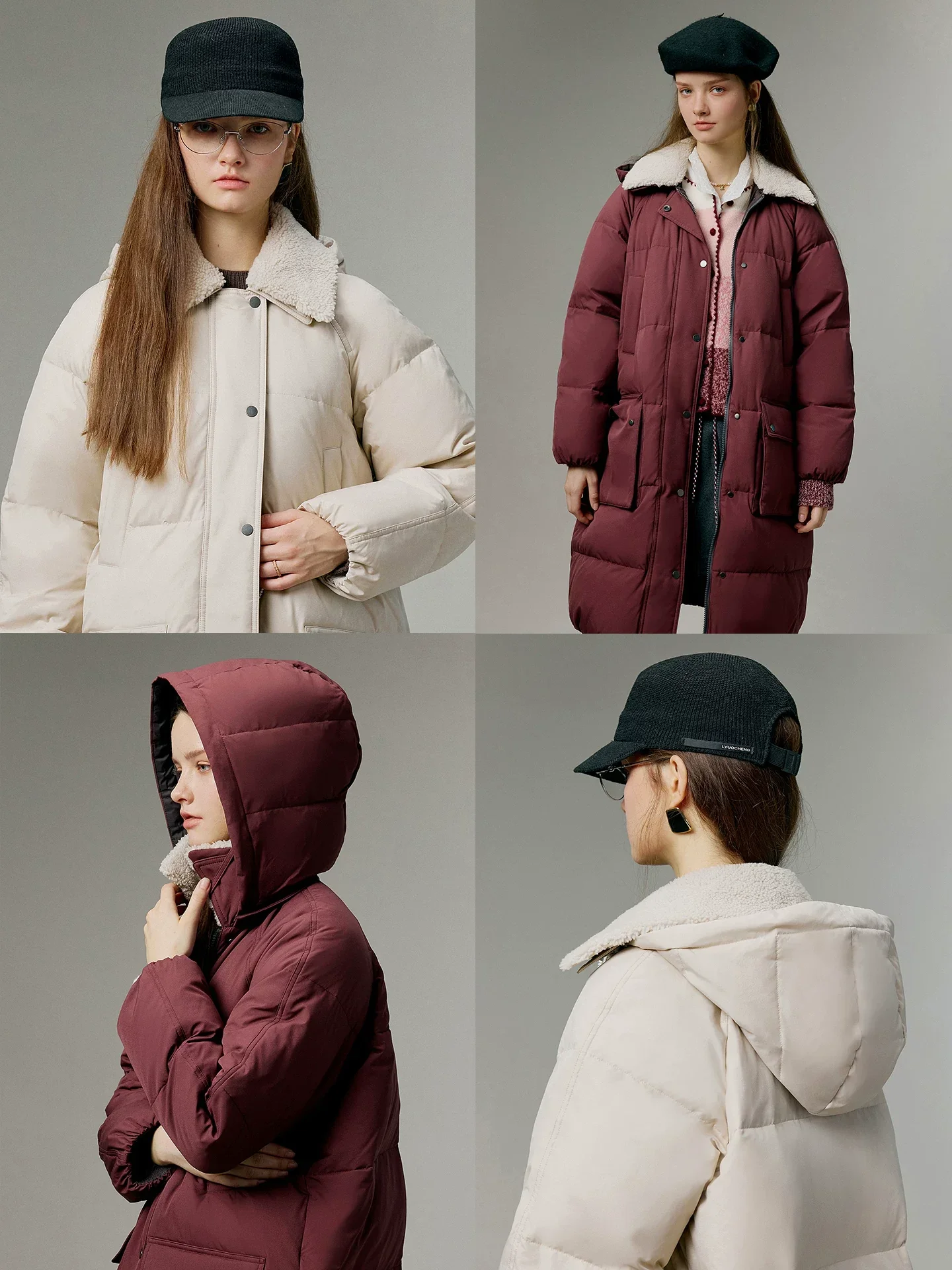 Hooded Sherpa-Collar Puffer - Image 3