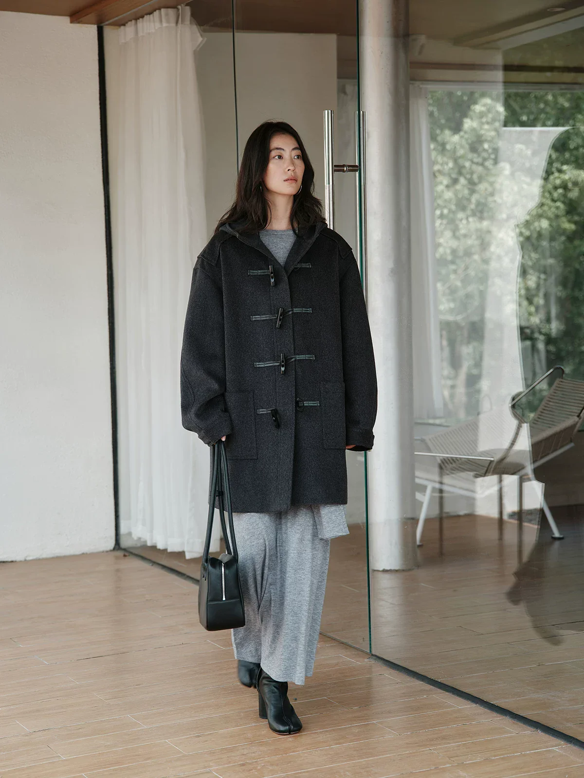 Hooded Toggle Coat - Image 5