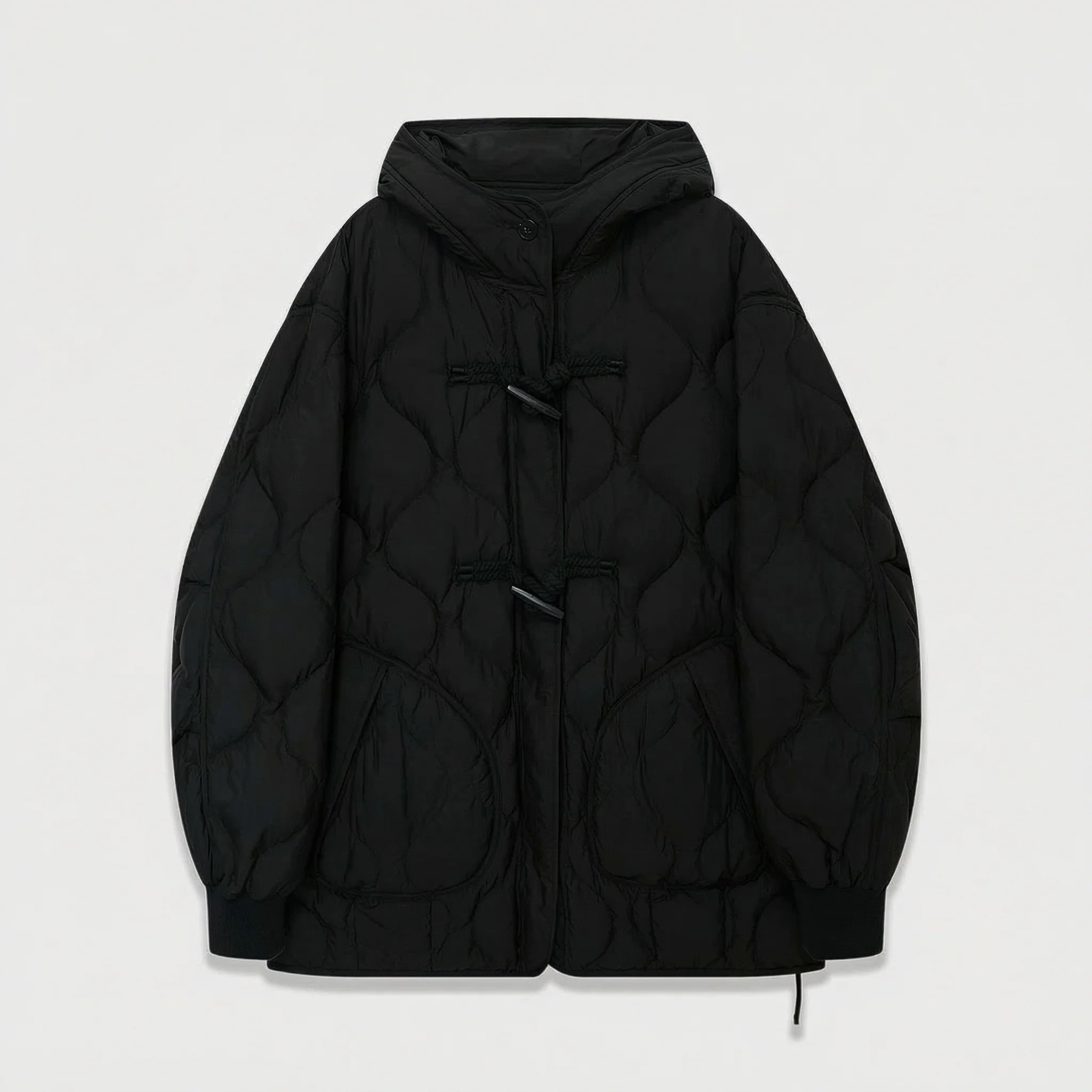 Hooded Toggle Down Jacket - Image 6
