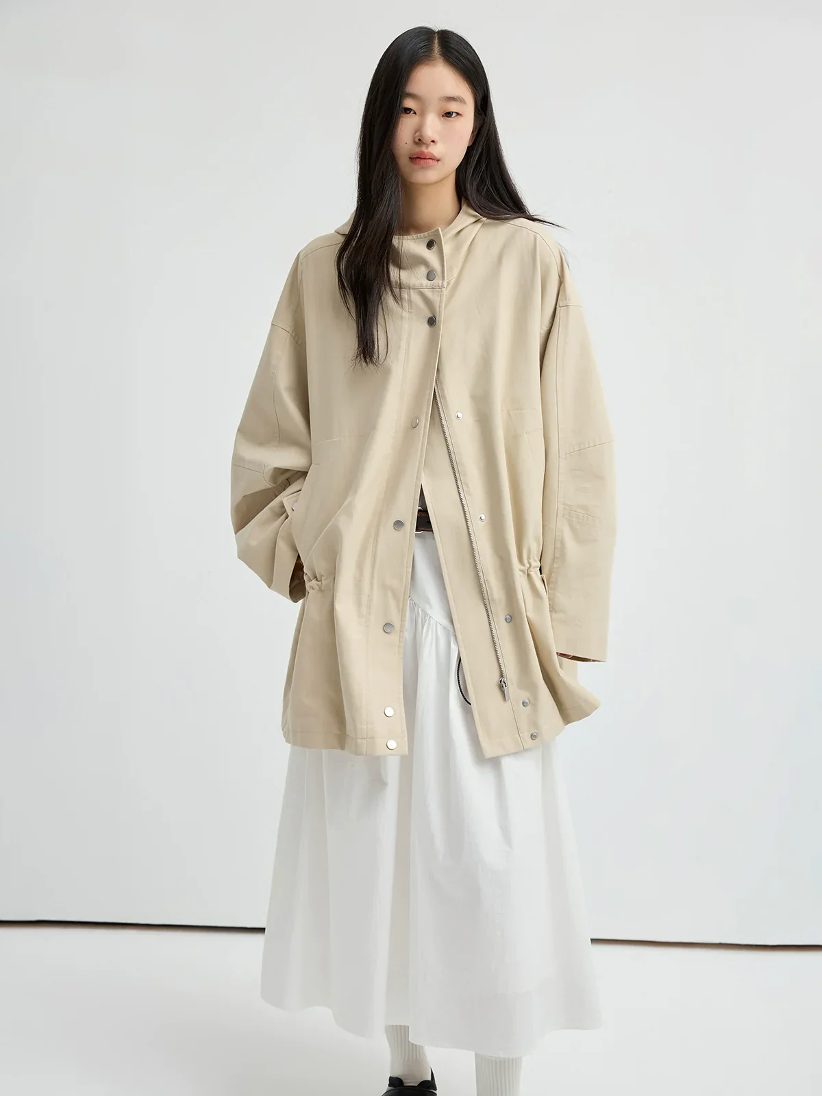 Hooded Twill Windbreaker - Image 4