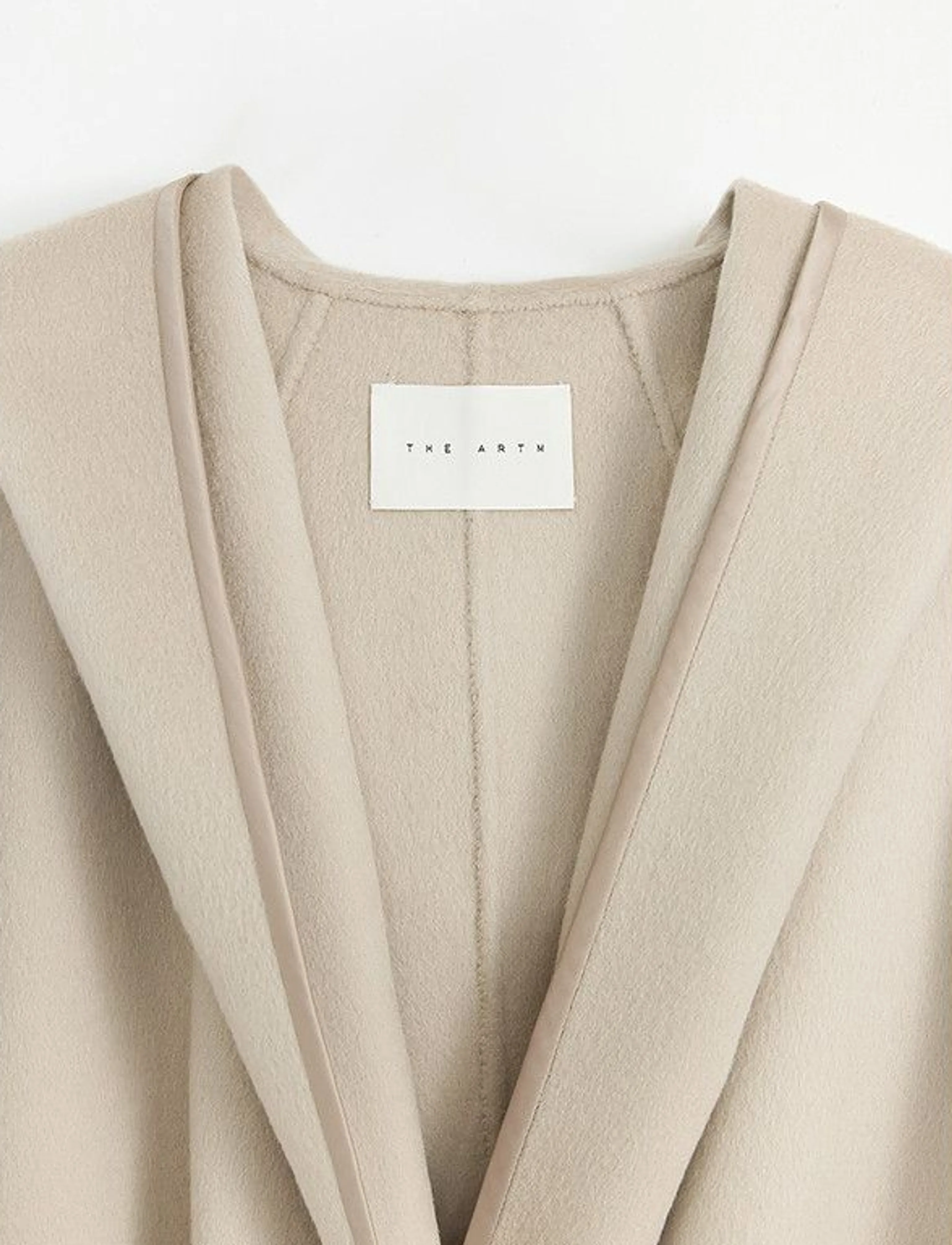 Hooded Wrap Coat - Image 7