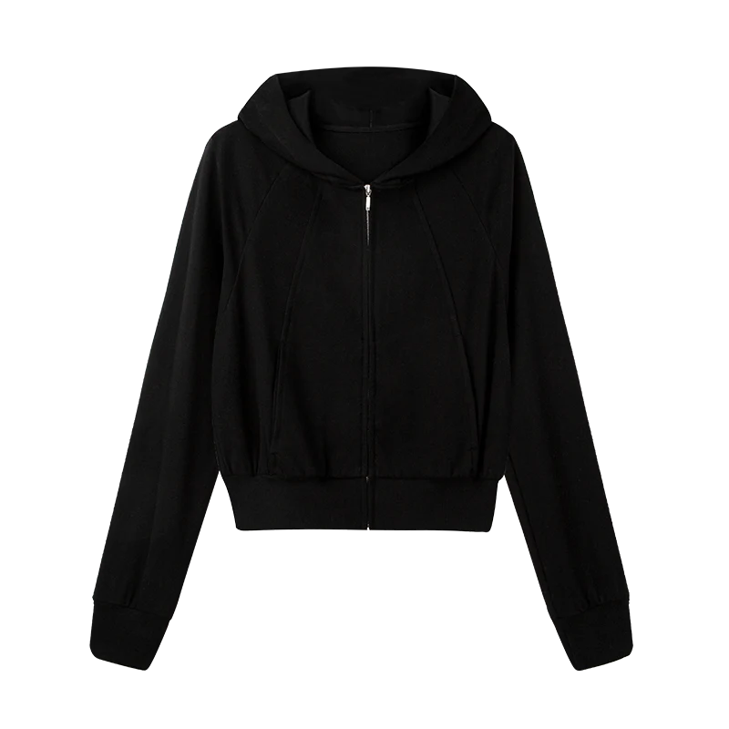 Hooded Zip-Up Cardigan - Image 7