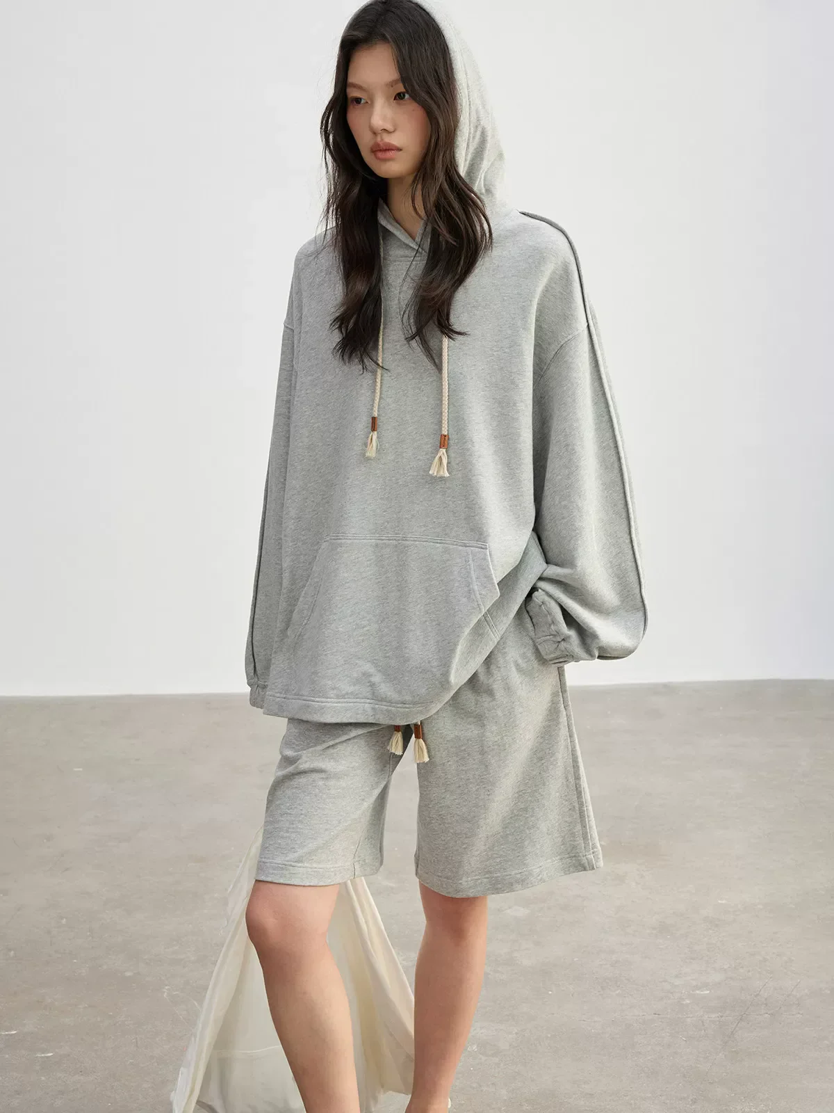 Hoodie Shorts Set