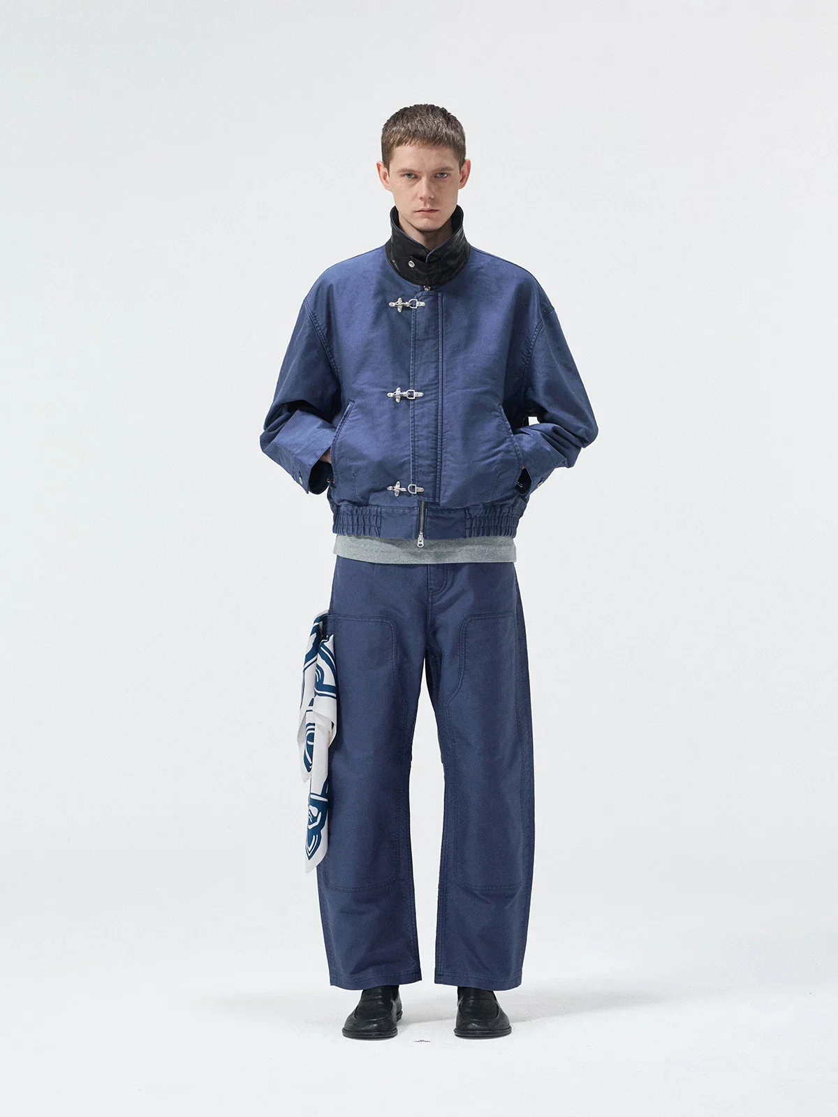 Hook Closure Work Jacket - Image 5