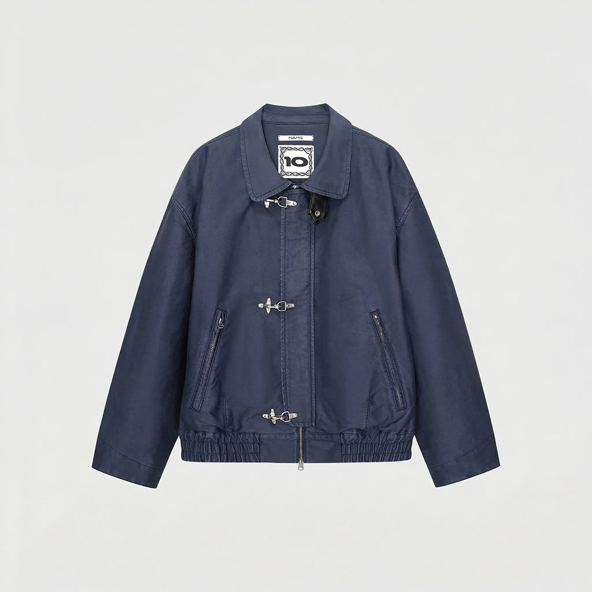 Hook Closure Work Jacket - Image 6