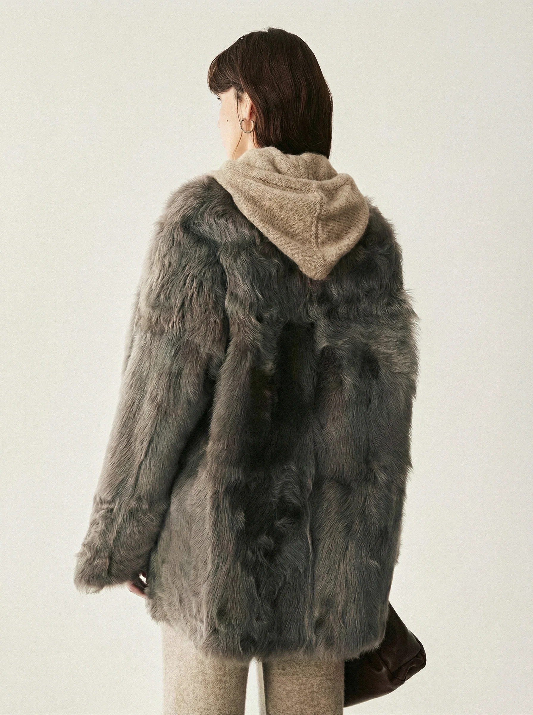 Hook-Front Shearling Jacket - Image 6