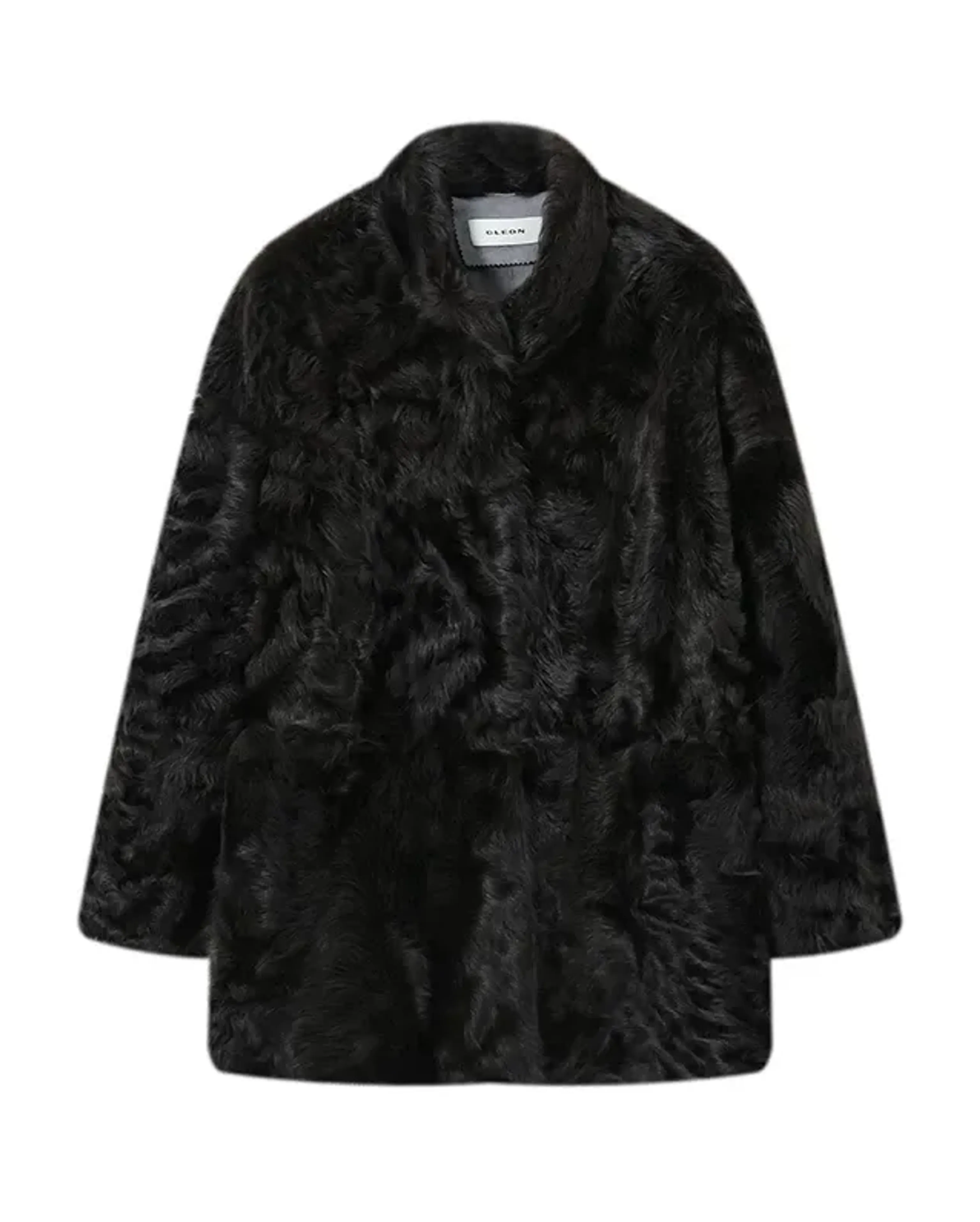 Hook-Front Shearling Jacket - Image 7