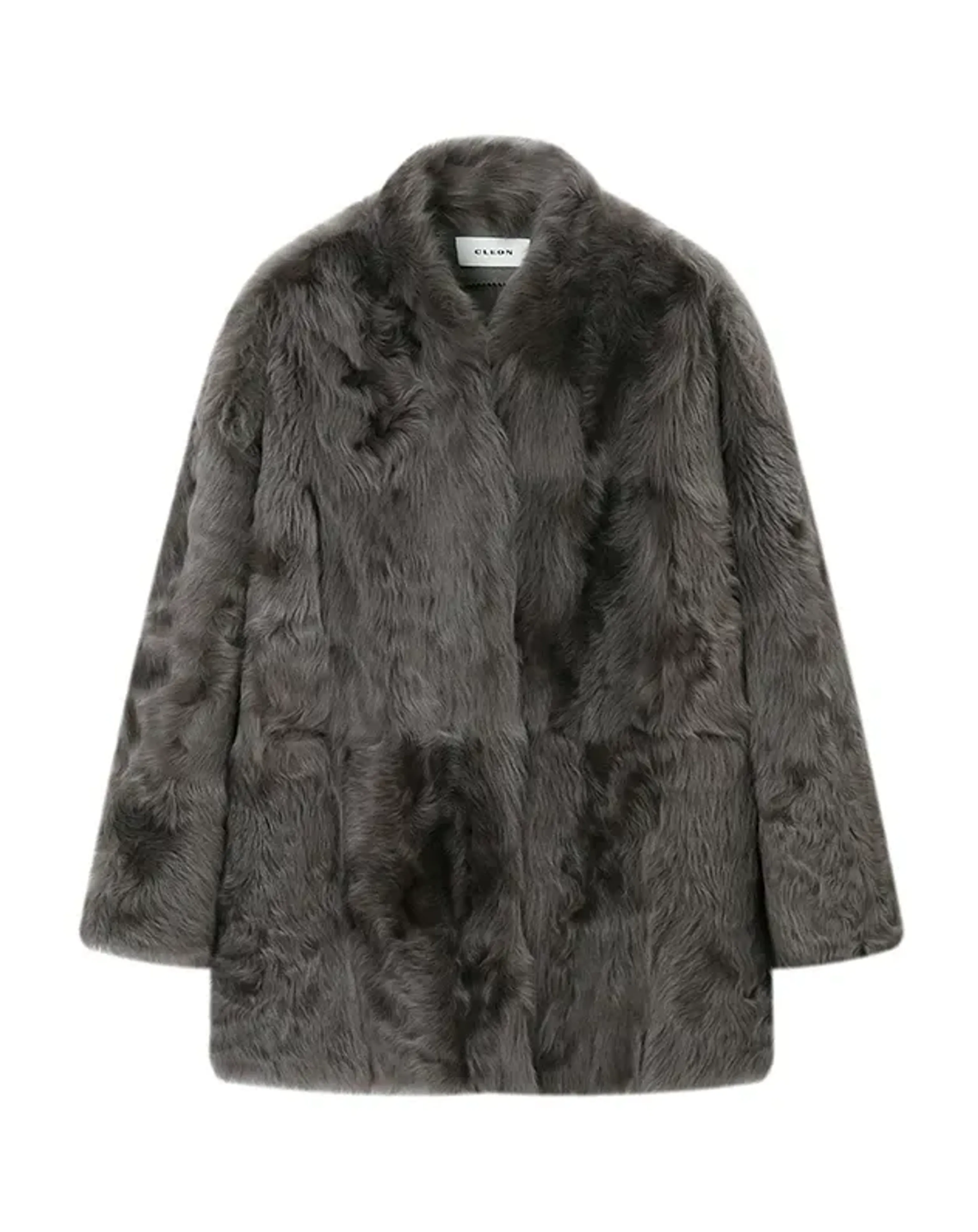 Hook-Front Shearling Jacket - Image 8