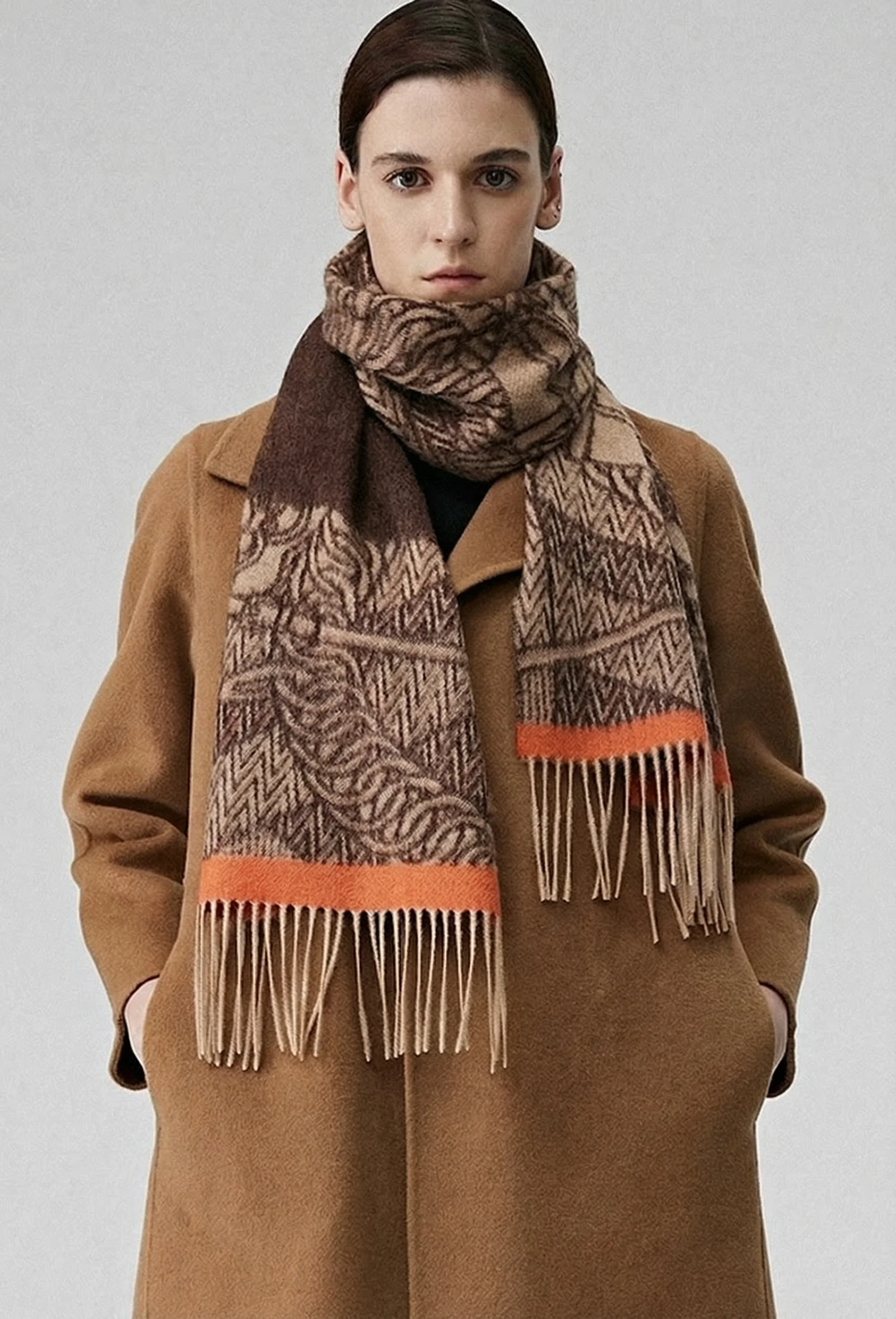 Horse Jacquard Scarf