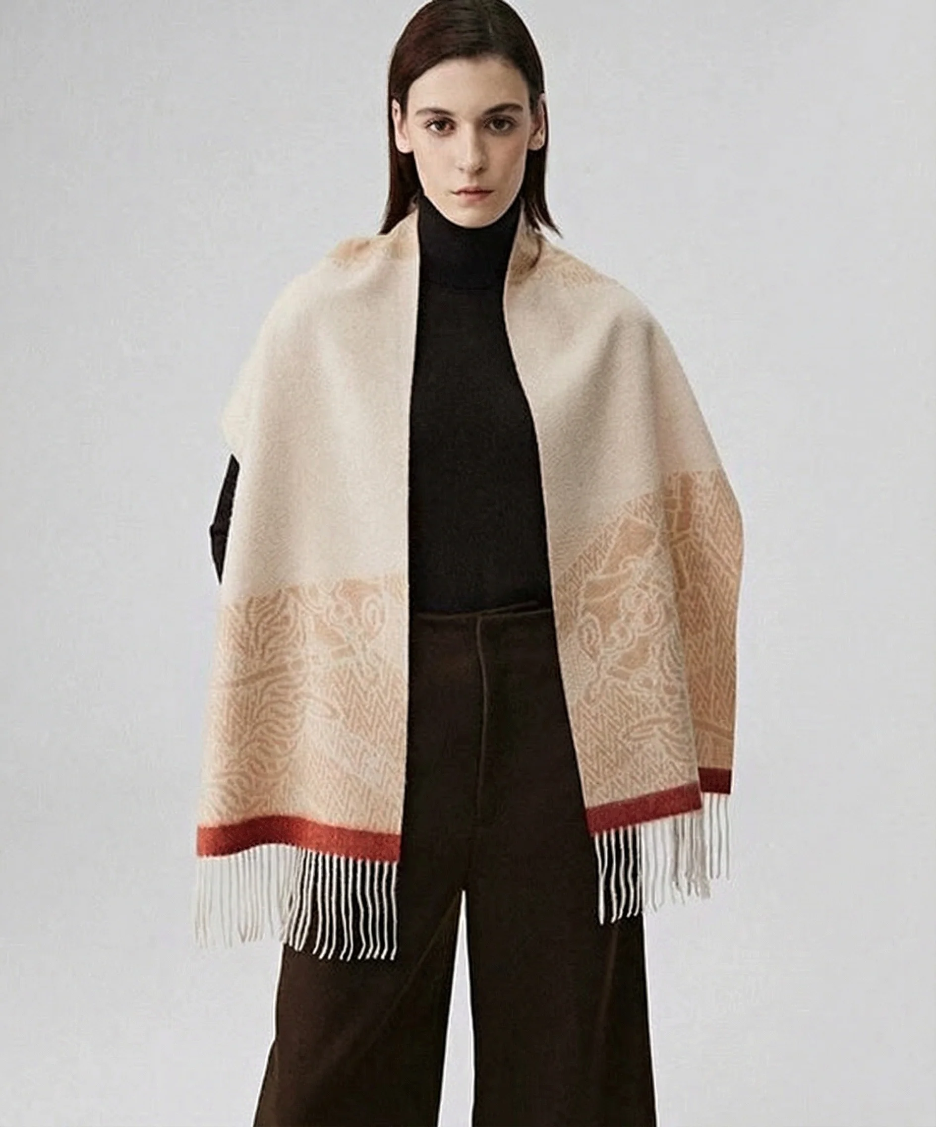 Horse Jacquard Scarf - Image 4