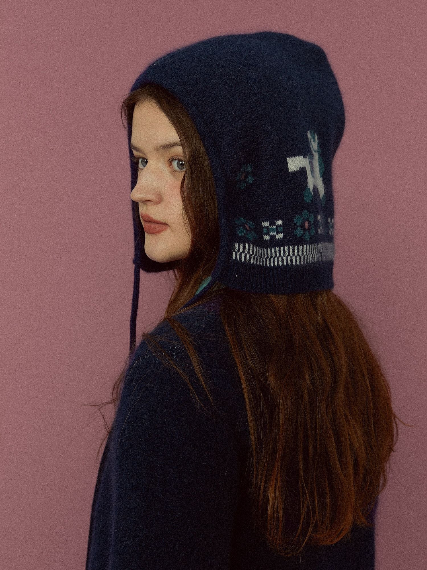 Horse Knit Bonnet