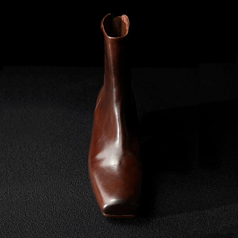 Horse Leather Chelsea Boots - Image 5