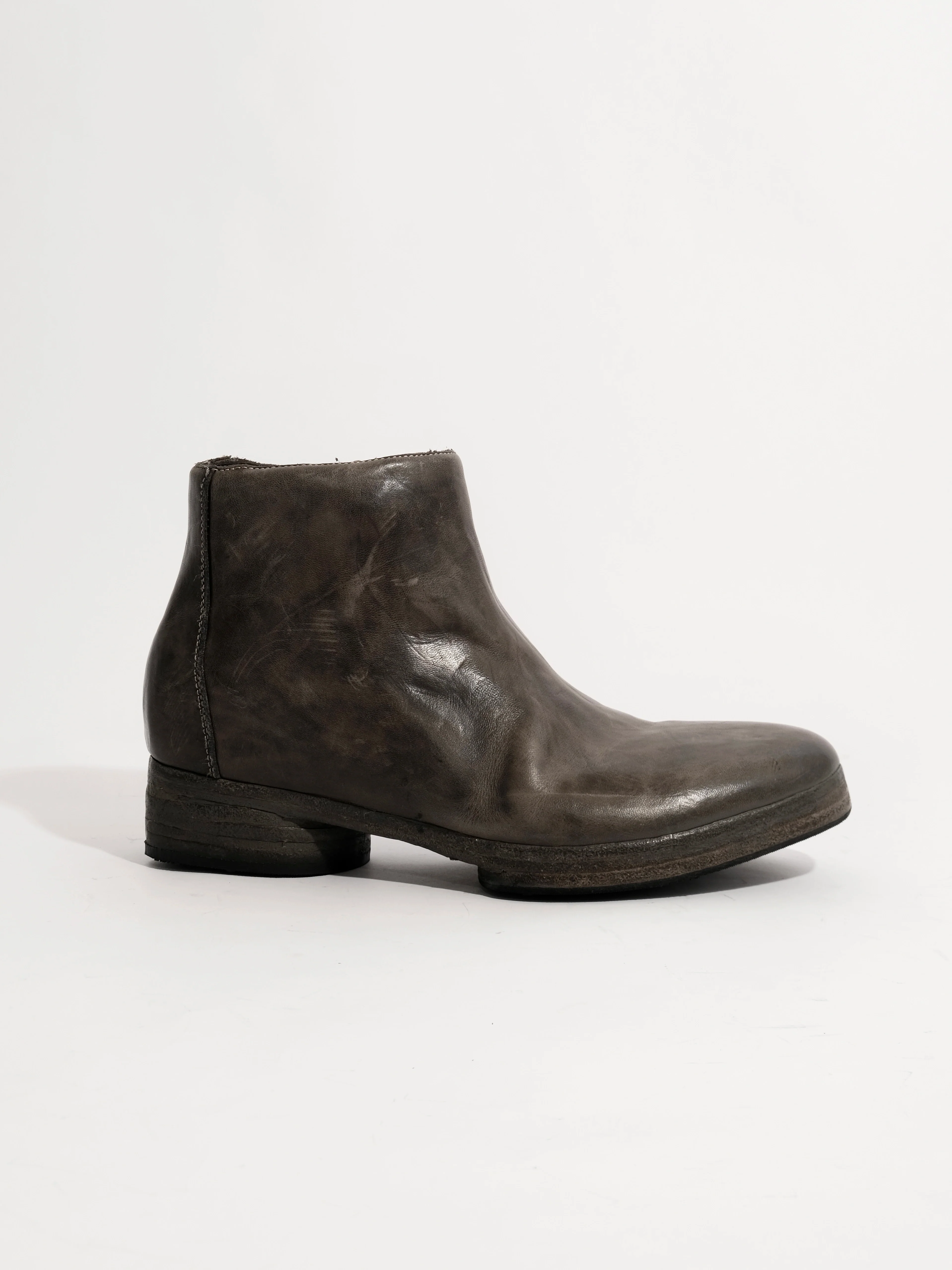 Horsehide Side-Zip Ankle Boots - Image 2