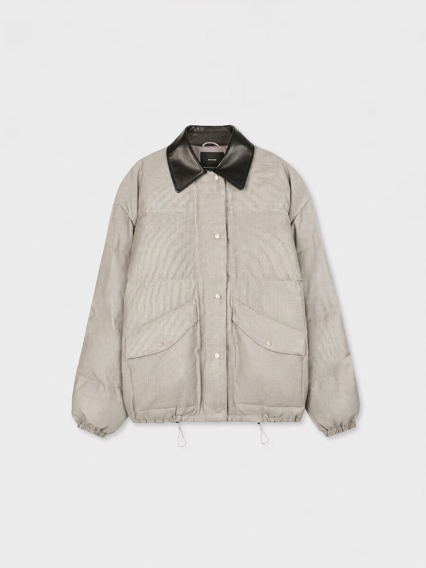 Houndstooth Puffer Jacket - Image 7
