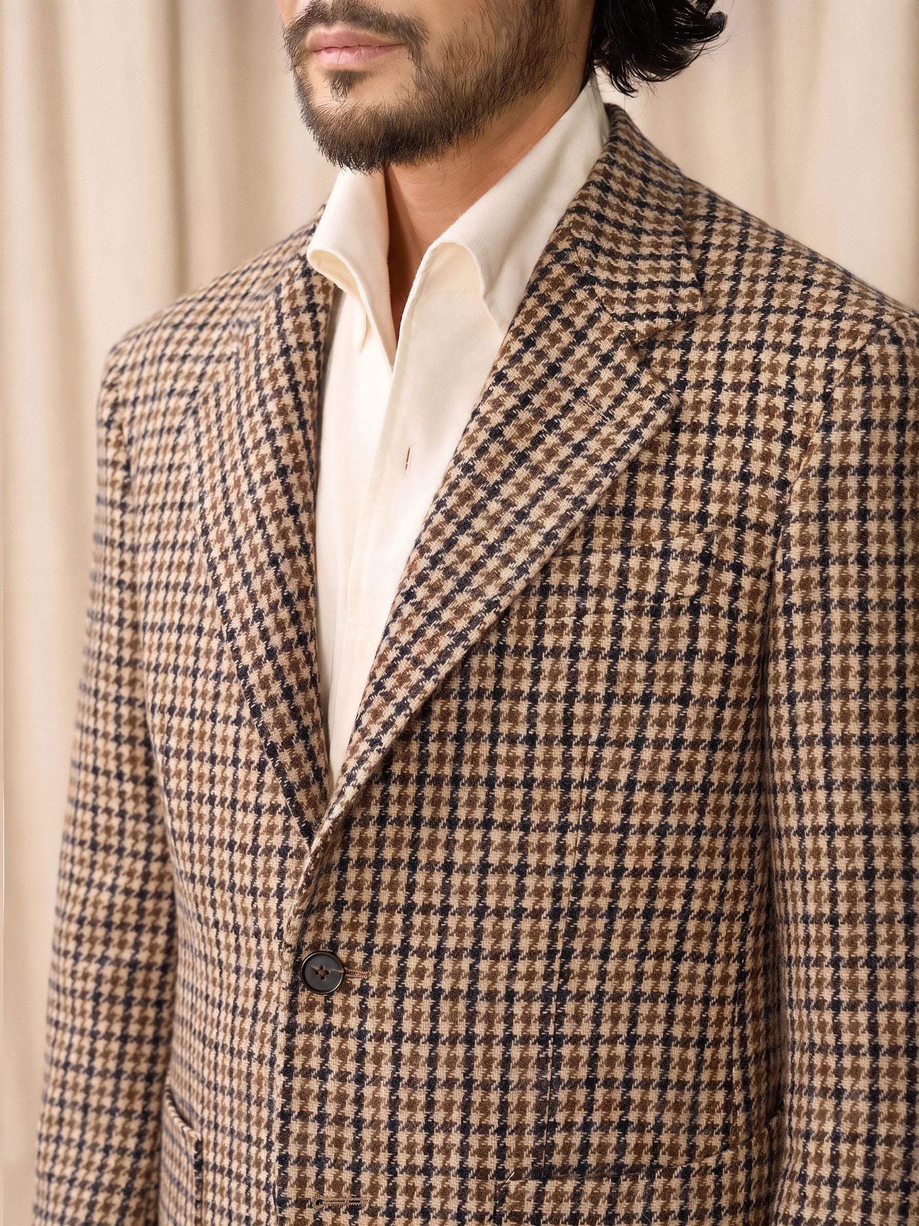 Houndstooth Wool Blazer - Image 2