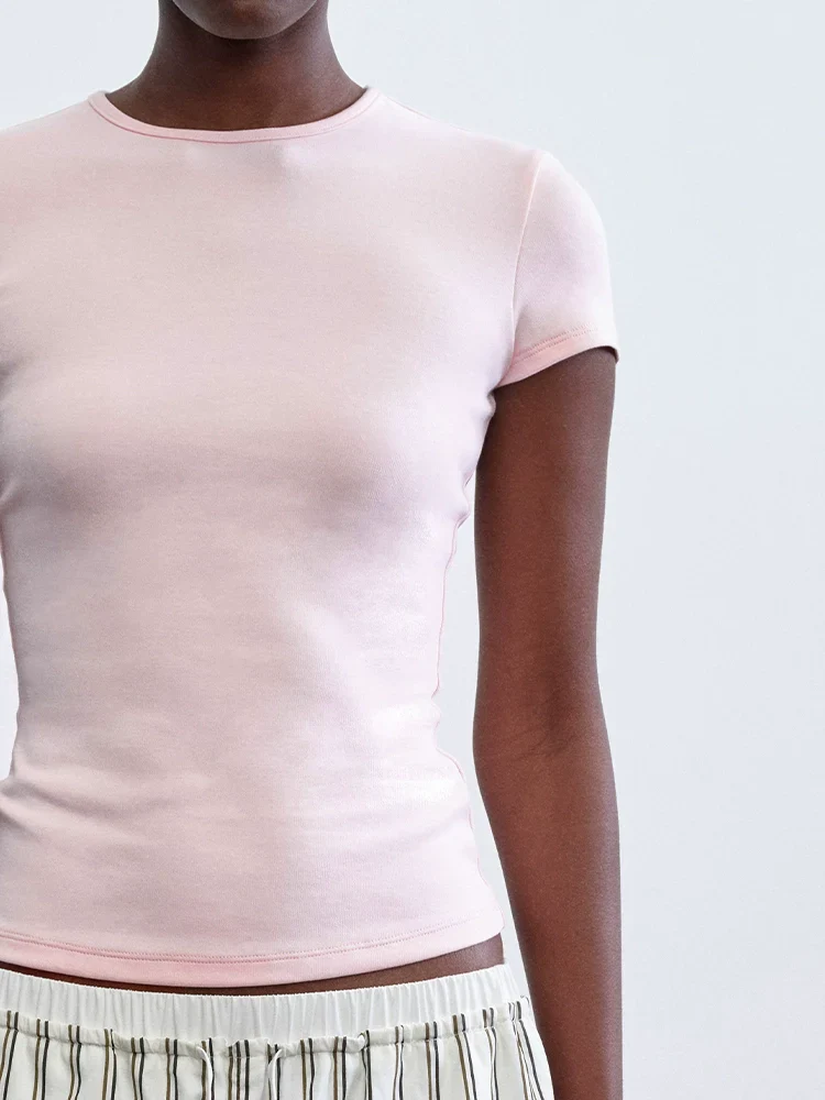 Hourglass Basic Crew Neck Tee - Image 2