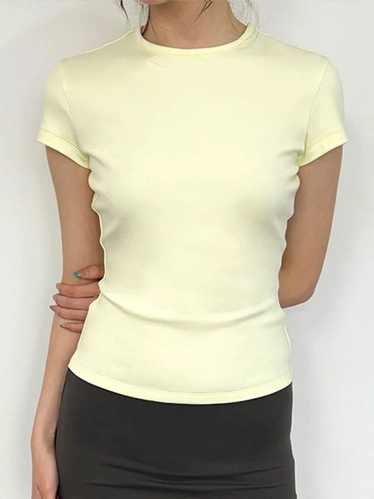 Hourglass Basic Crew Neck Tee - Image 4