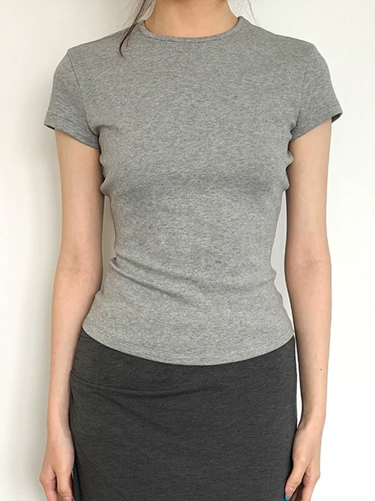 Hourglass Basic Crew Neck Tee - Image 5