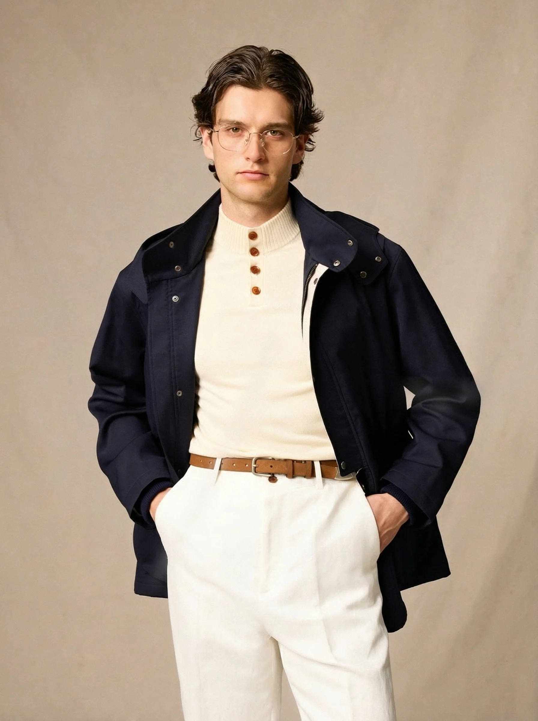 Huddersfield Wool Hooded Jacket - Image 2