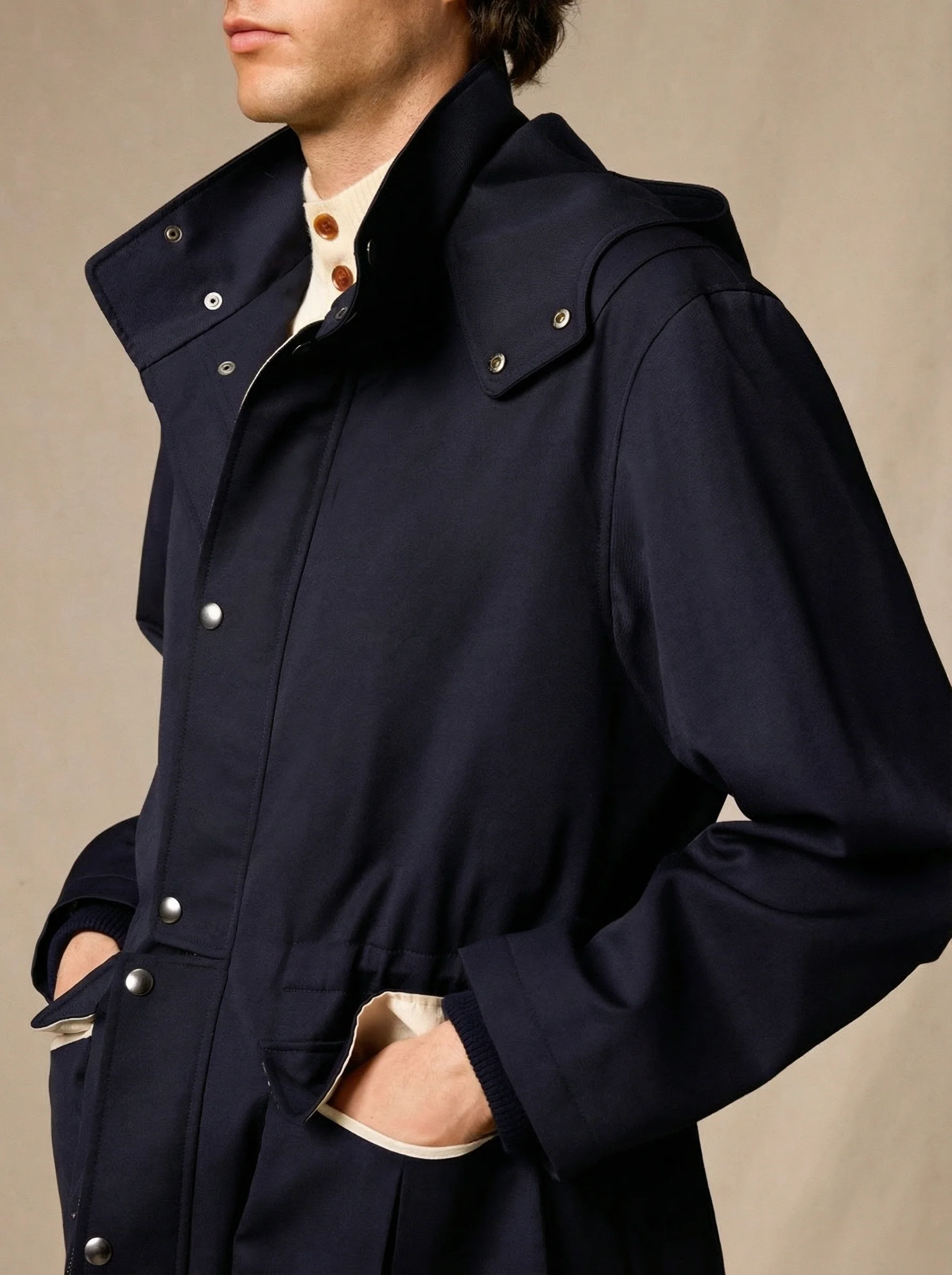 Huddersfield Wool Hooded Jacket - Image 5