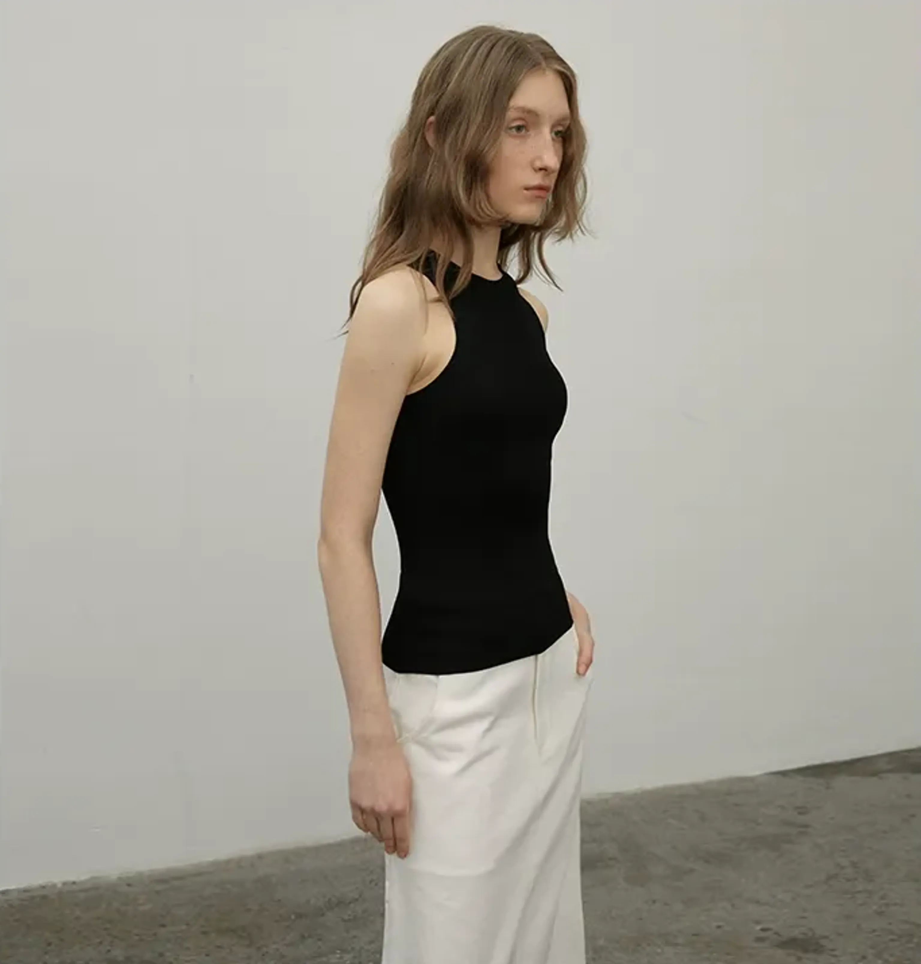I-Strap Rib Knit Camisole - Image 10