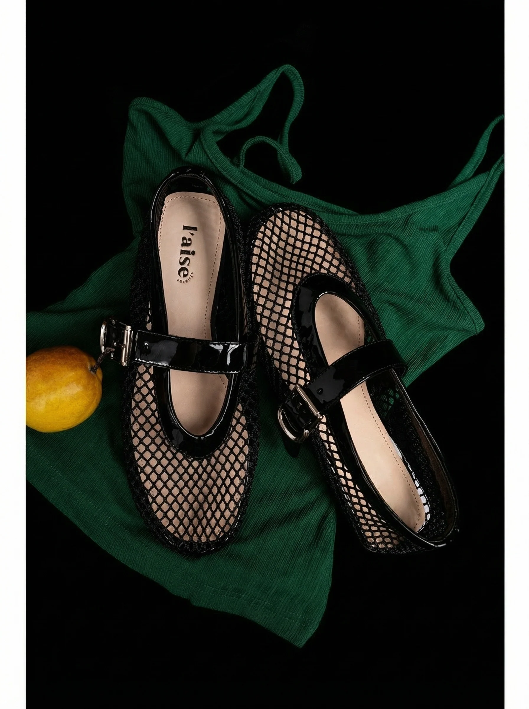 Ice Silk Mesh Mary Jane Flats