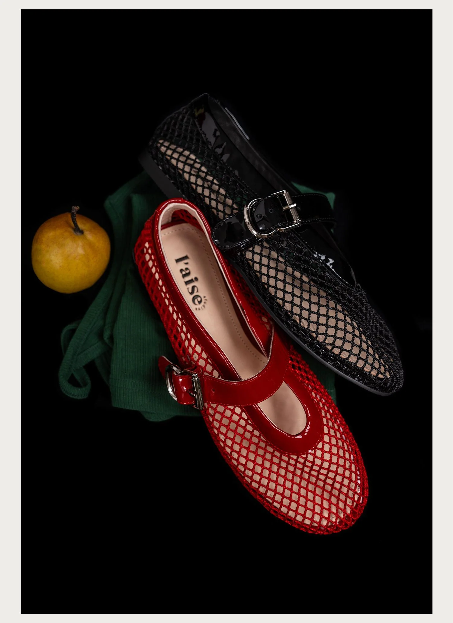 Ice Silk Mesh Mary Jane Flats - Image 10