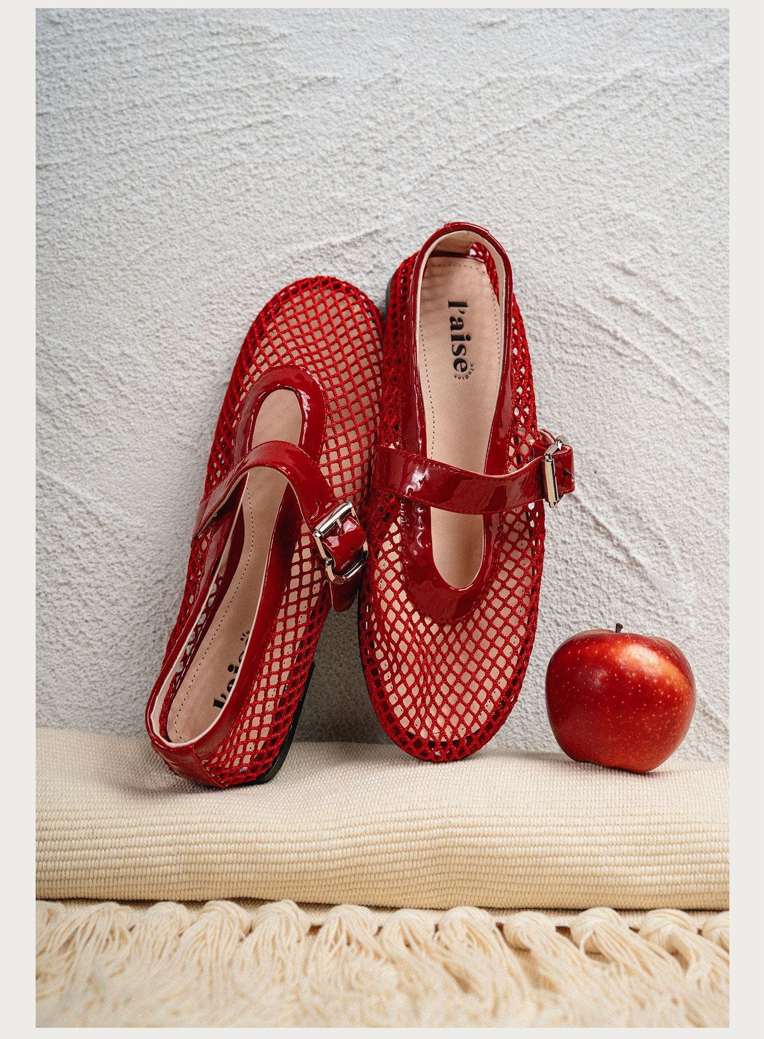 Ice Silk Mesh Mary Jane Flats - Image 8