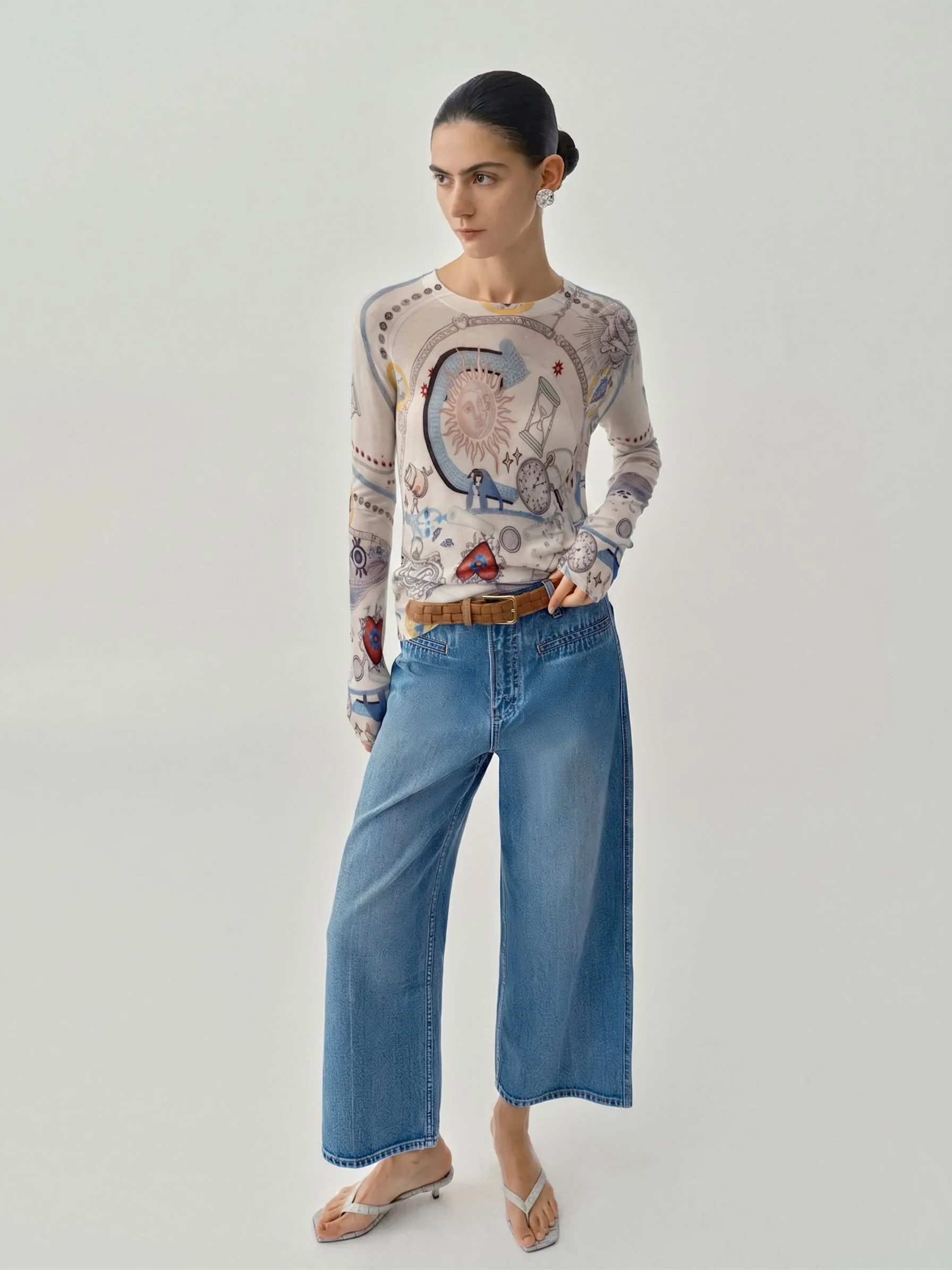 Illustrated Knit Top - Image 2