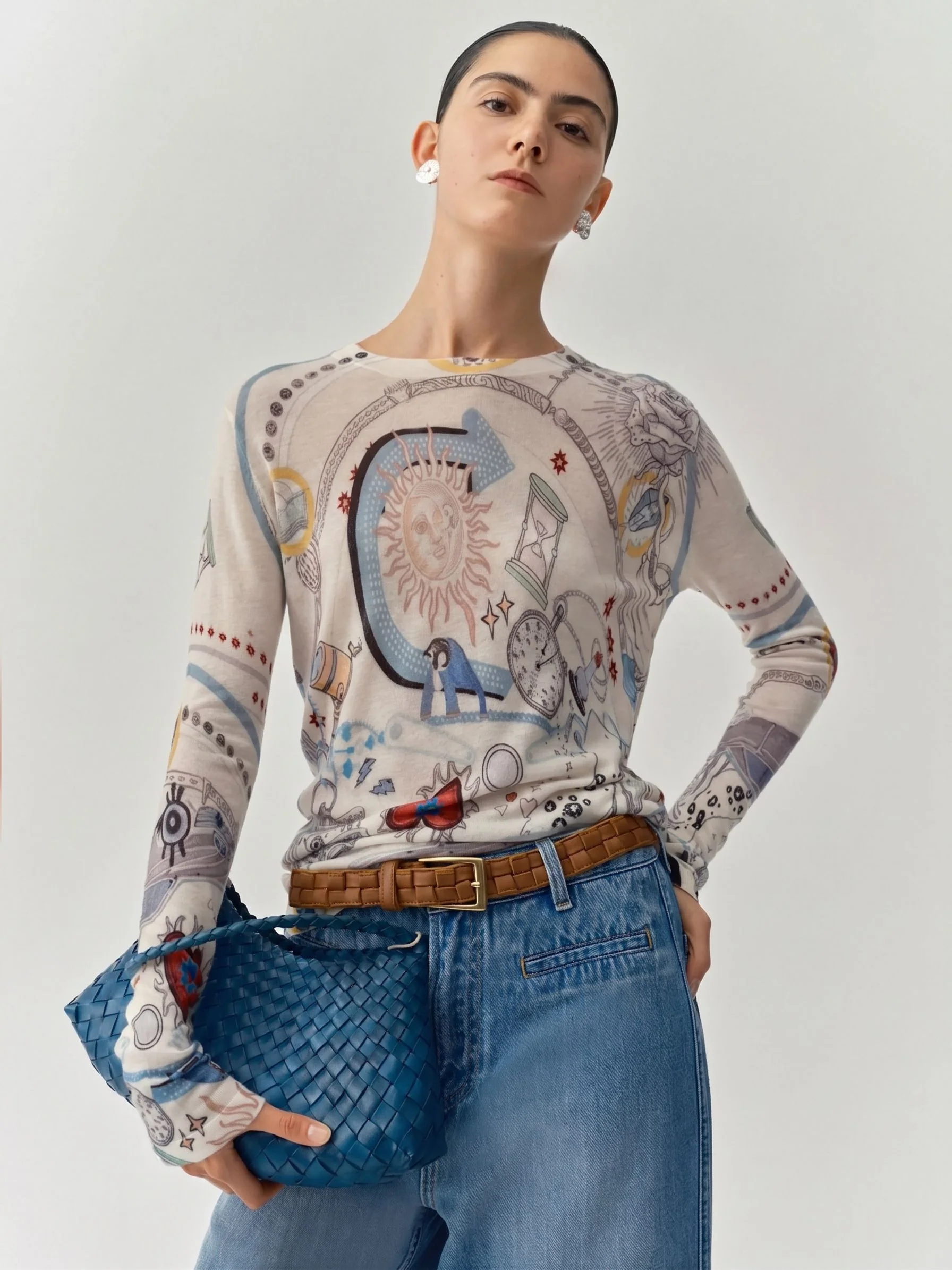 Illustrated Knit Top - Image 3