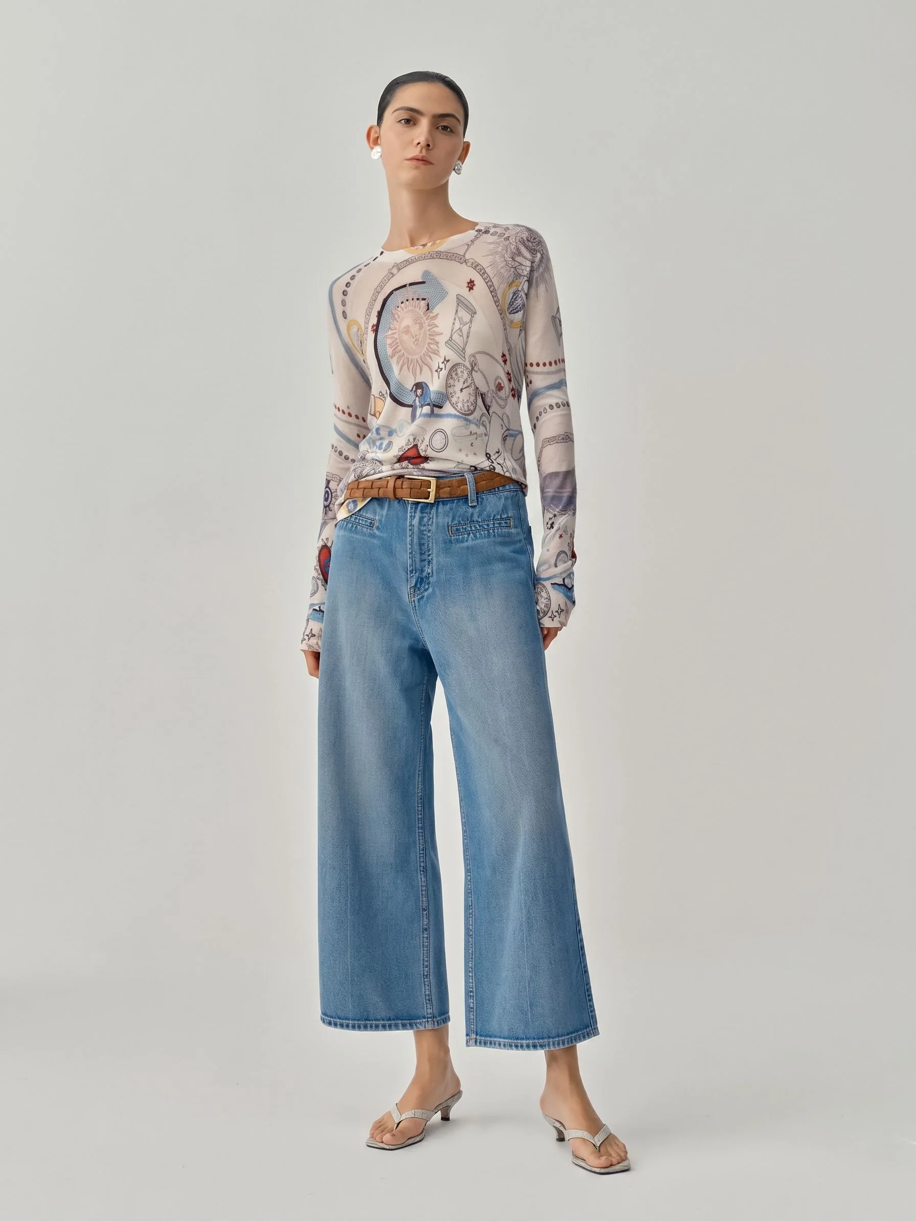 Illustrated Knit Top - Image 4