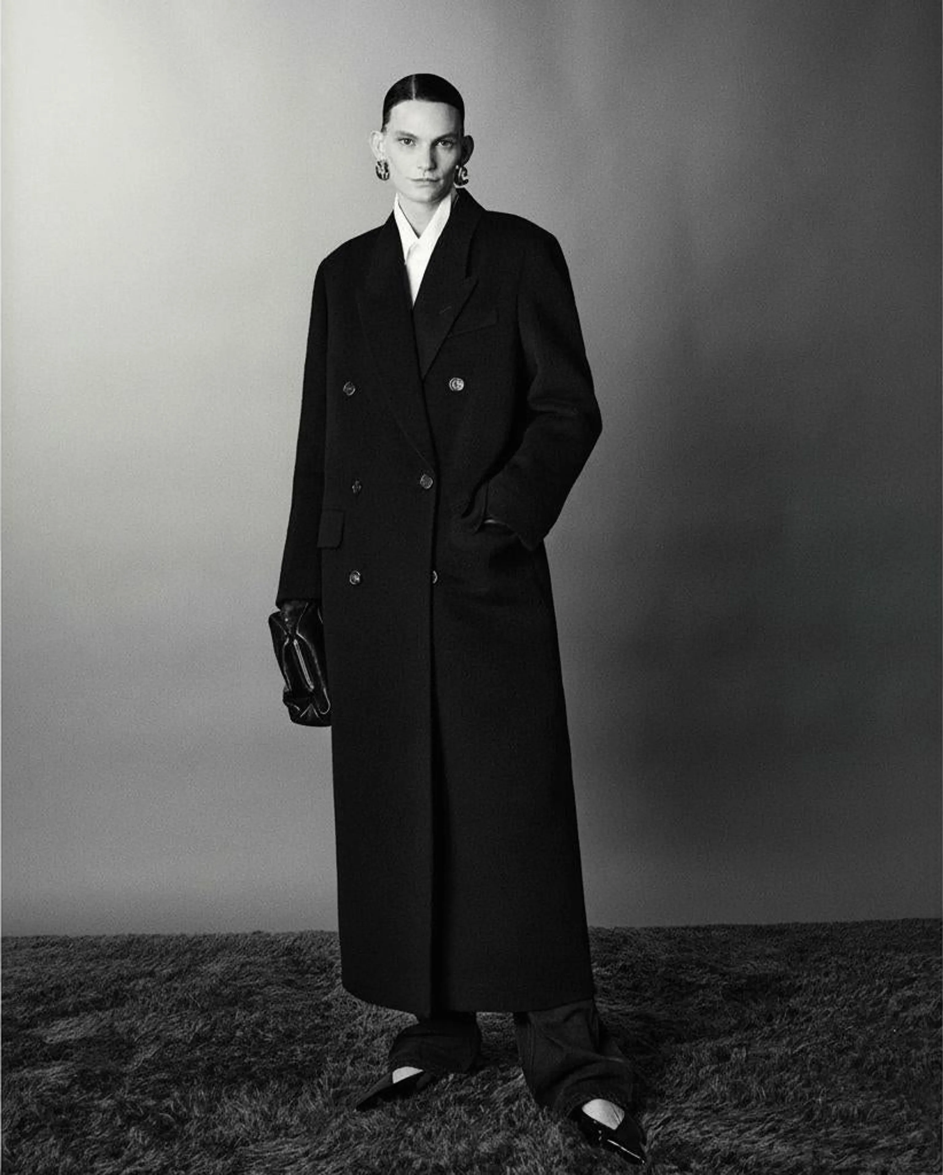Imported Alpaca Double-Breasted Coat - Image 6