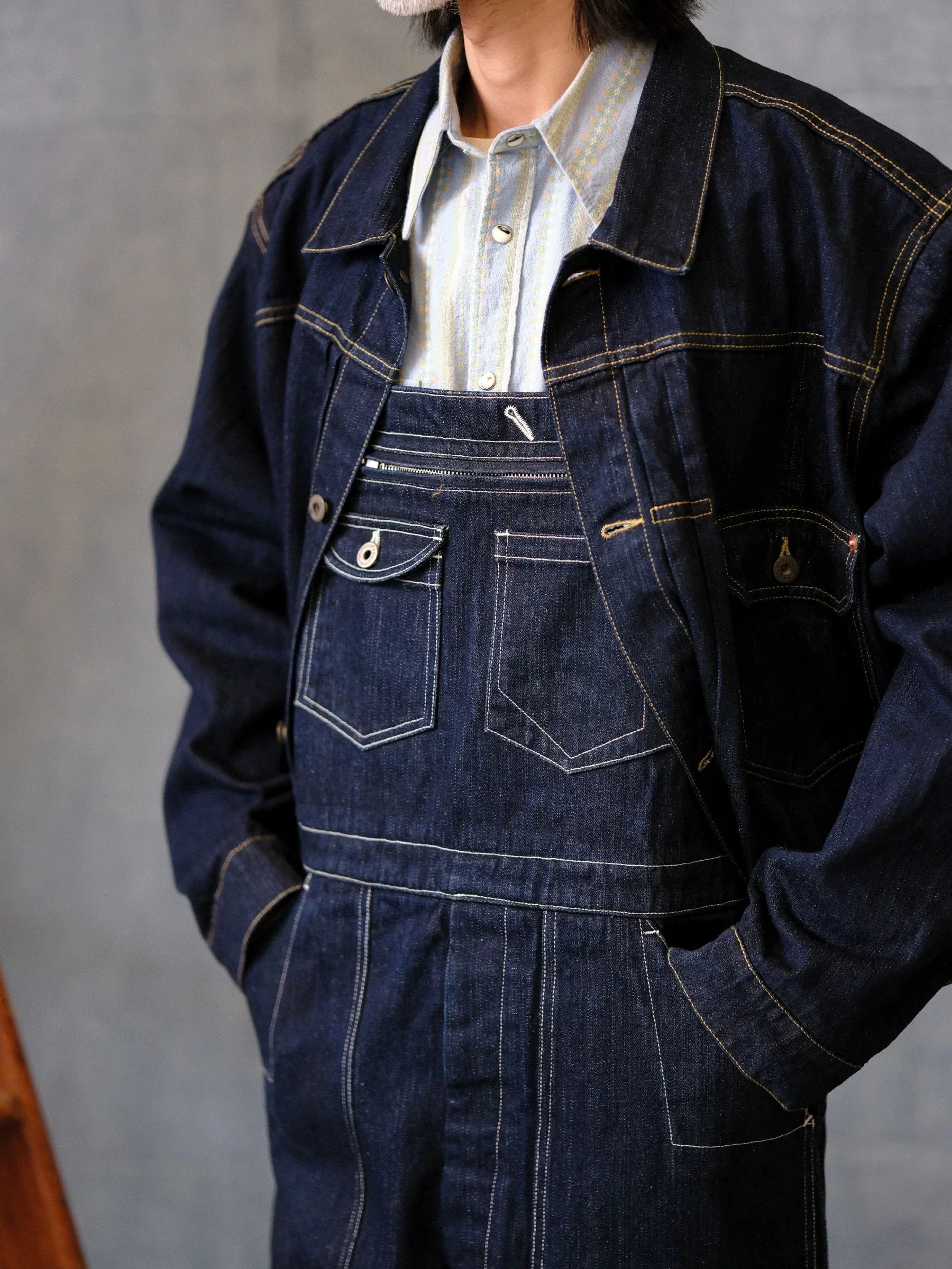 Indigo Denim Overalls - Image 4