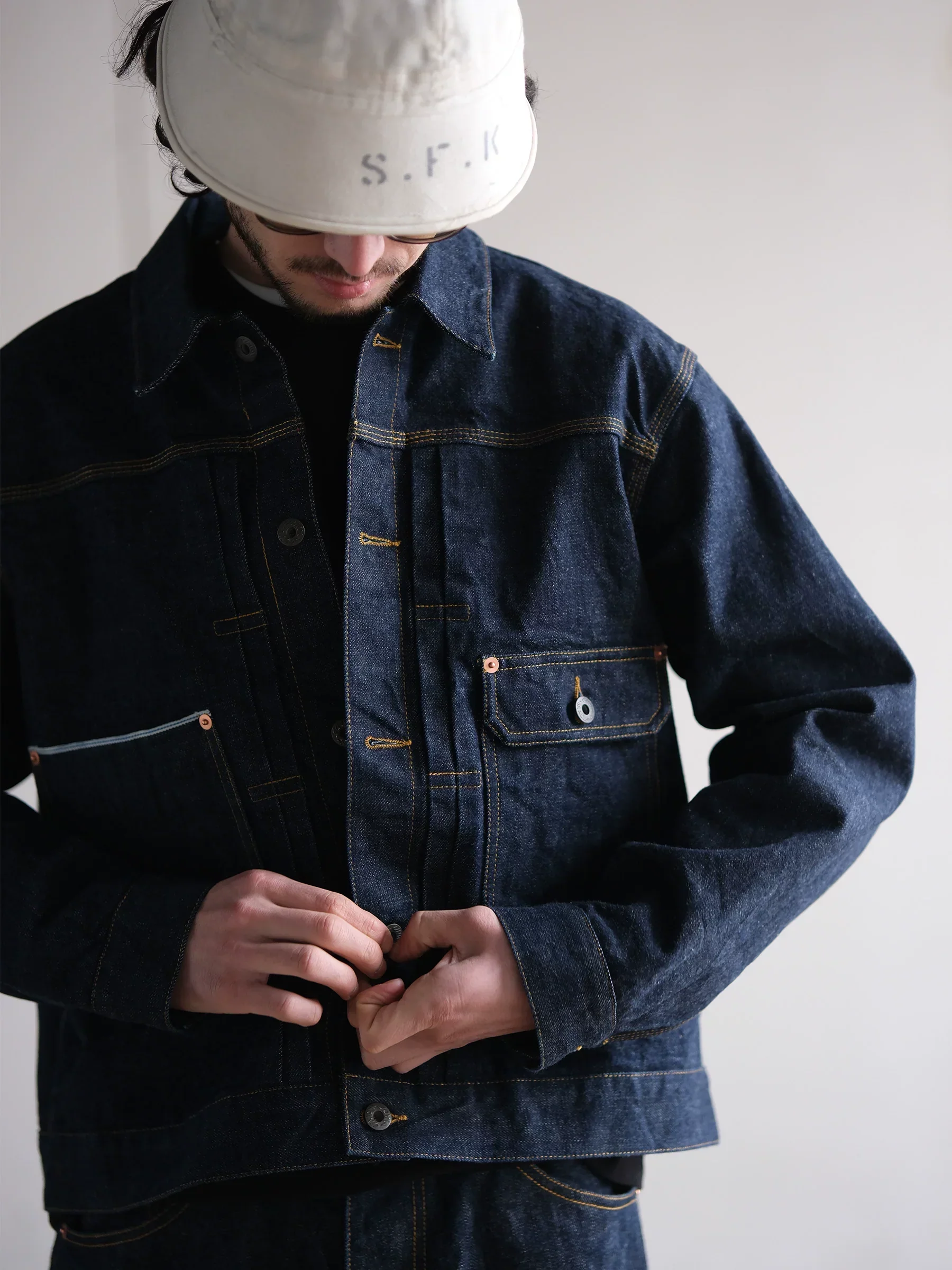 Indigo Denim Work Jacket