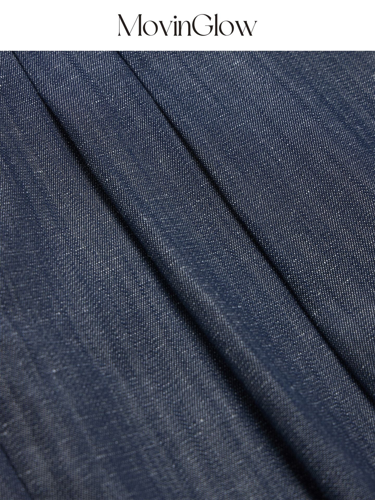 Indigo Pleated Trousers