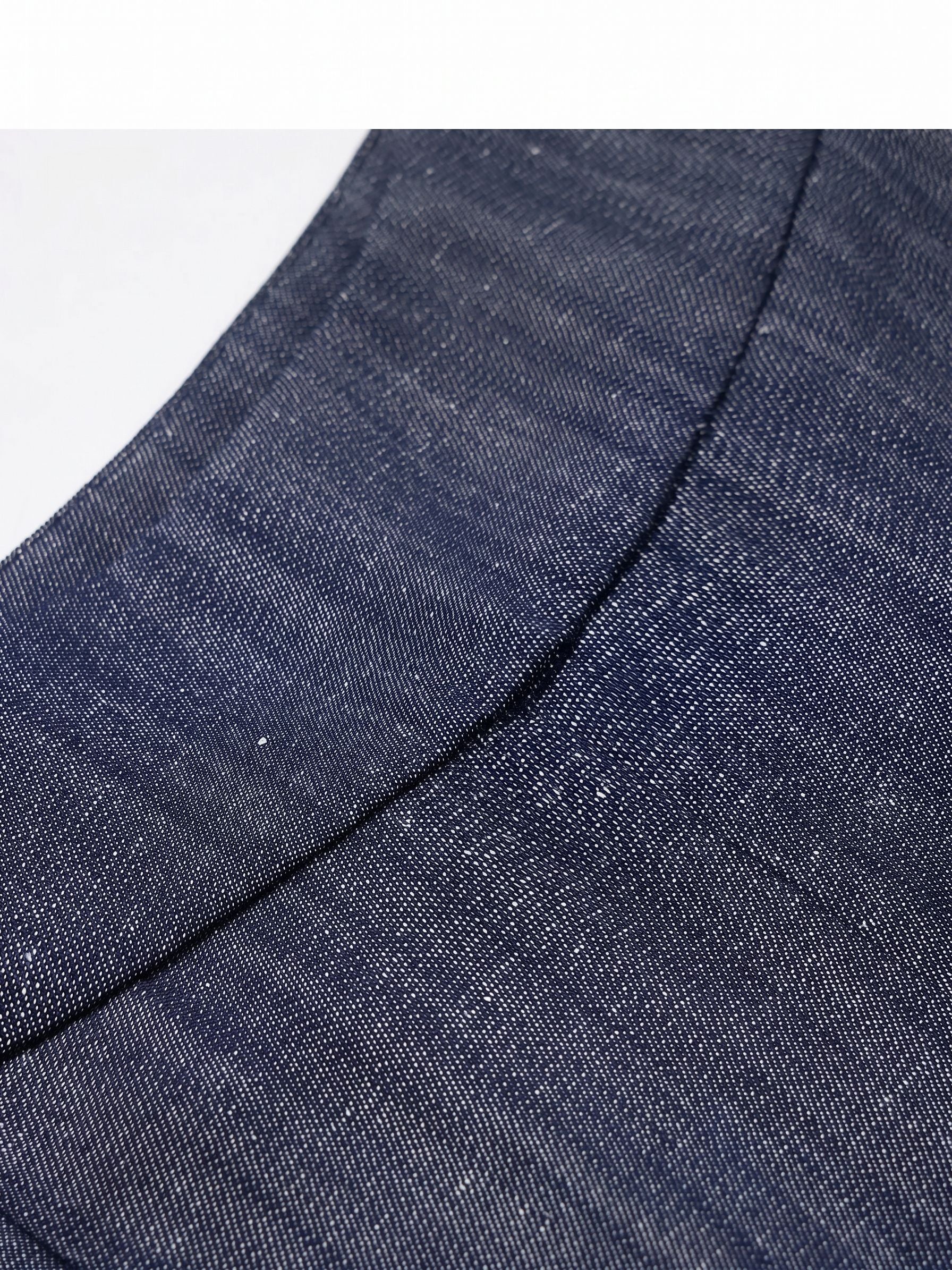 Indigo Pleated Trousers - Image 2