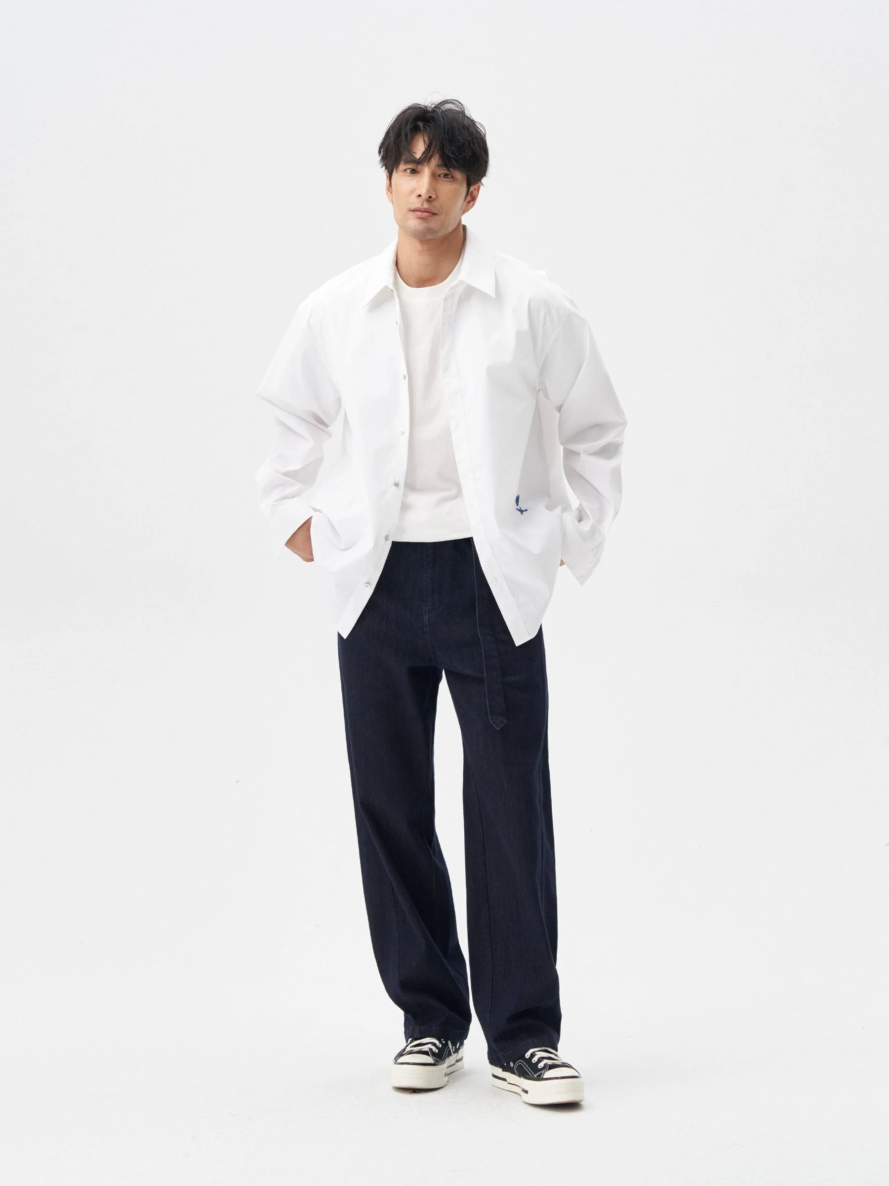 Indigo Twill Trousers - Image 2