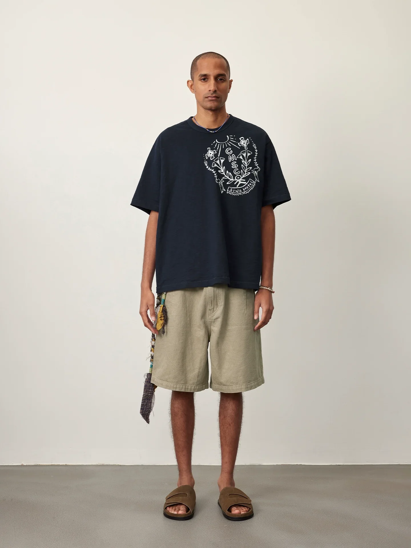 Initials Crest Cotton Tee - Image 2