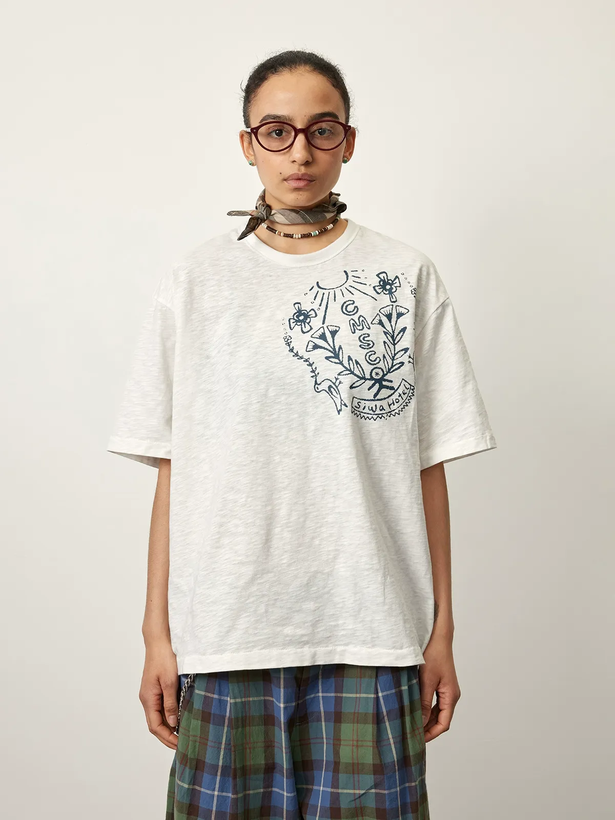 Initials Crest Cotton Tee - Image 6