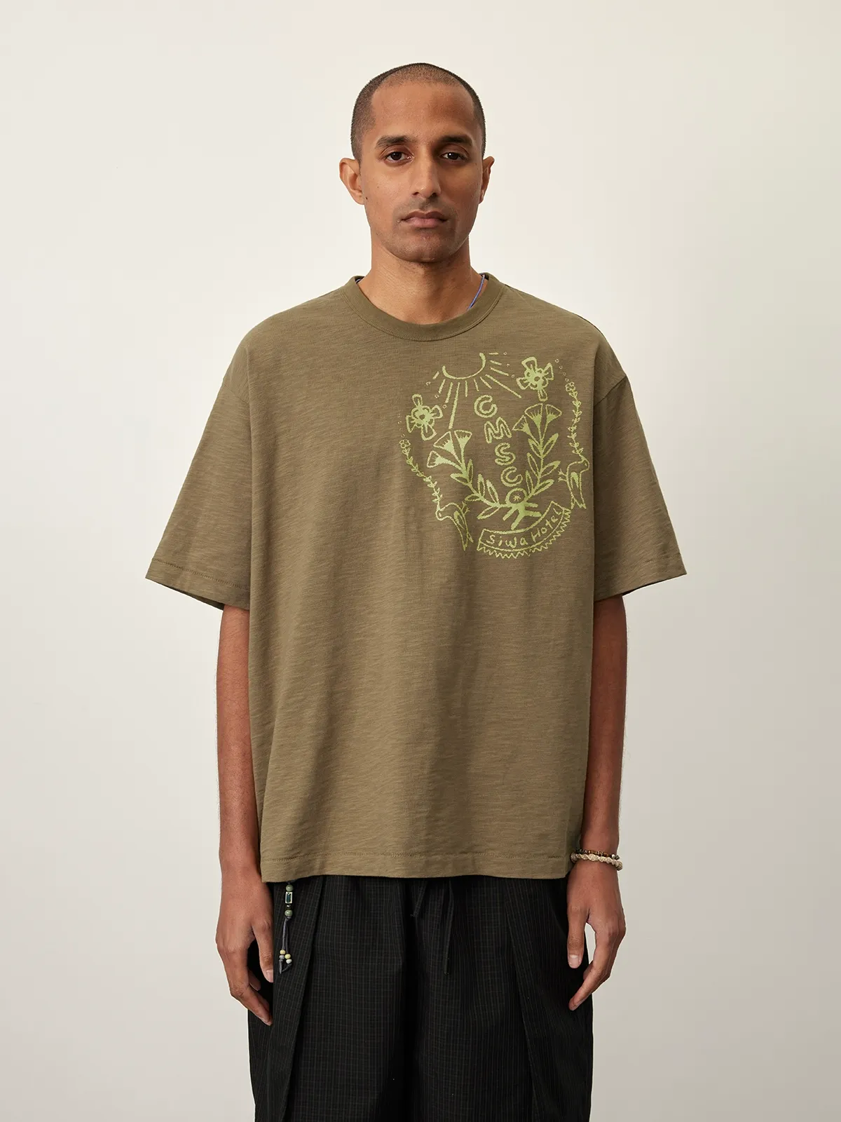 Initials Crest Cotton Tee - Image 7