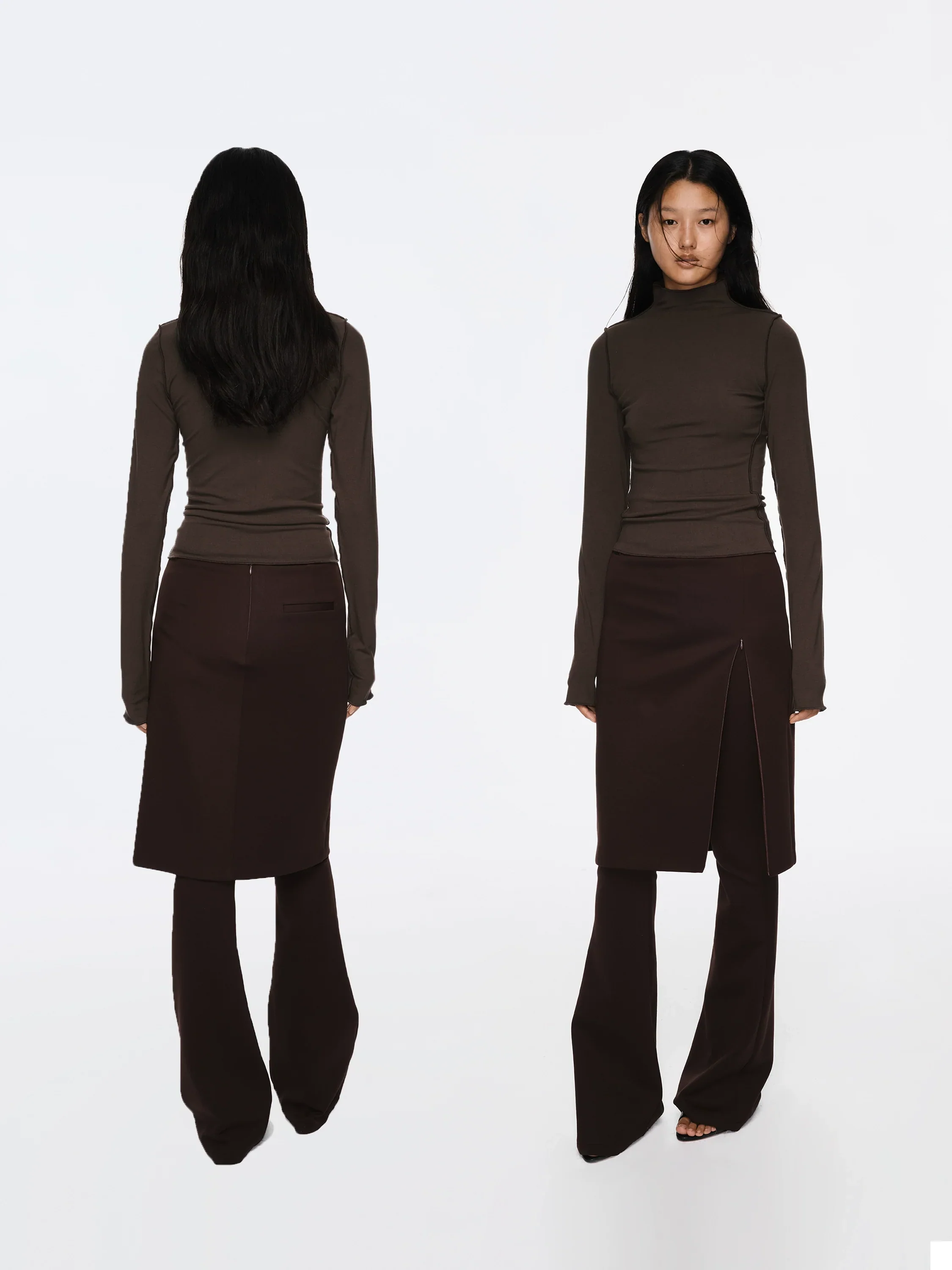 Inside-Out Contrast Knit Top - Image 3